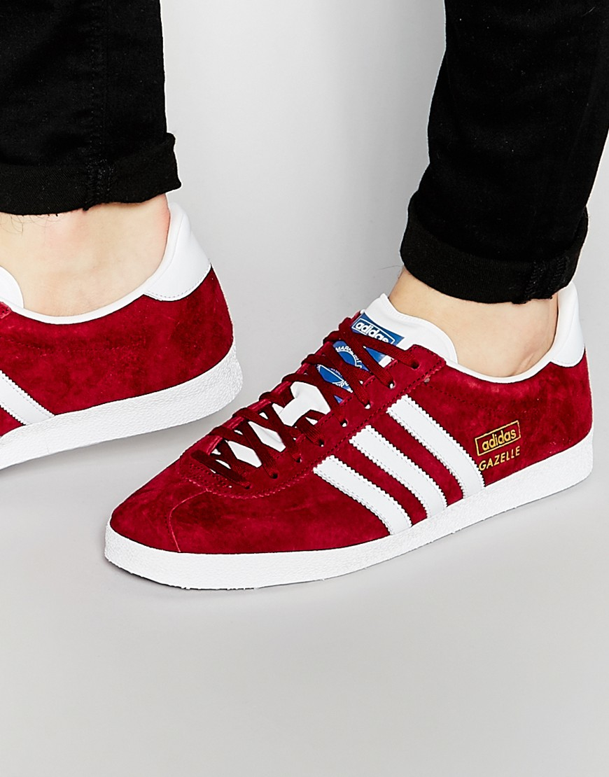 adidas Originals Suede Gazelle Og Trainers Aq3193 in Red for Men - Lyst