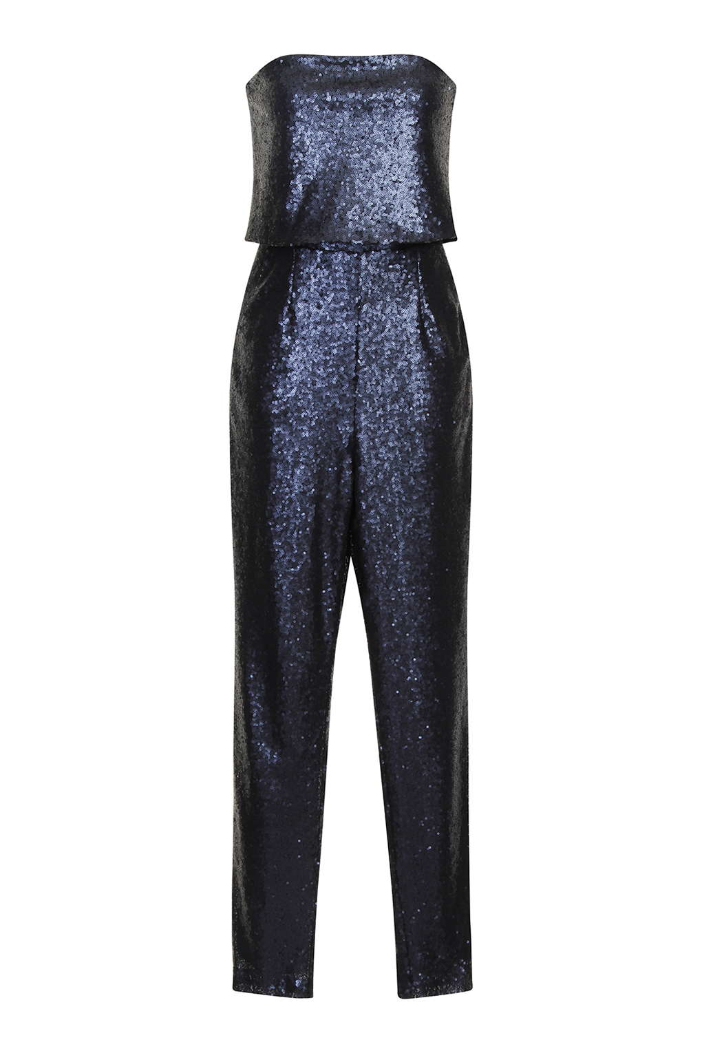 navy blue sequin jumpsuit