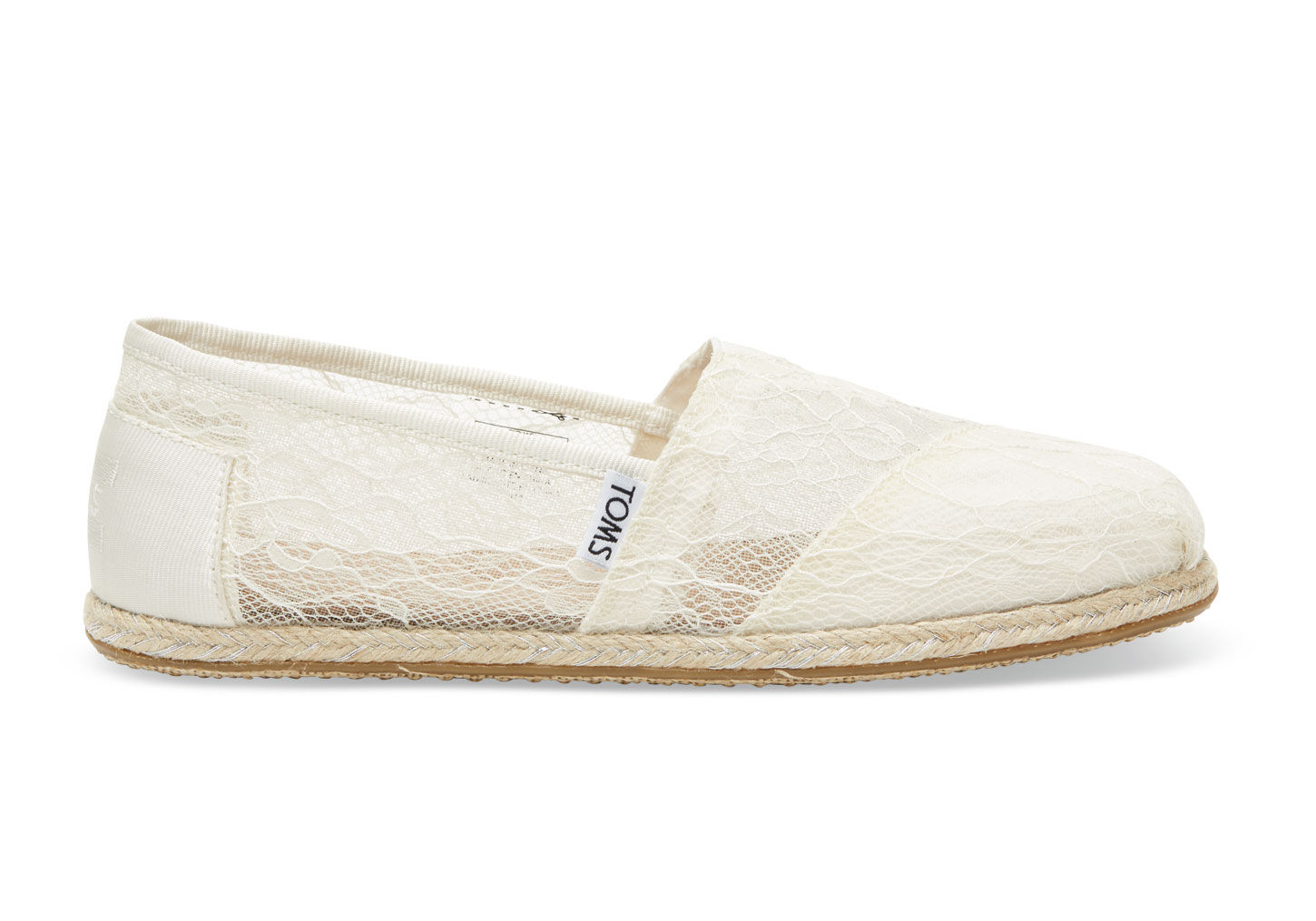 TOMS White Lace Rope Women's Classics - Lyst