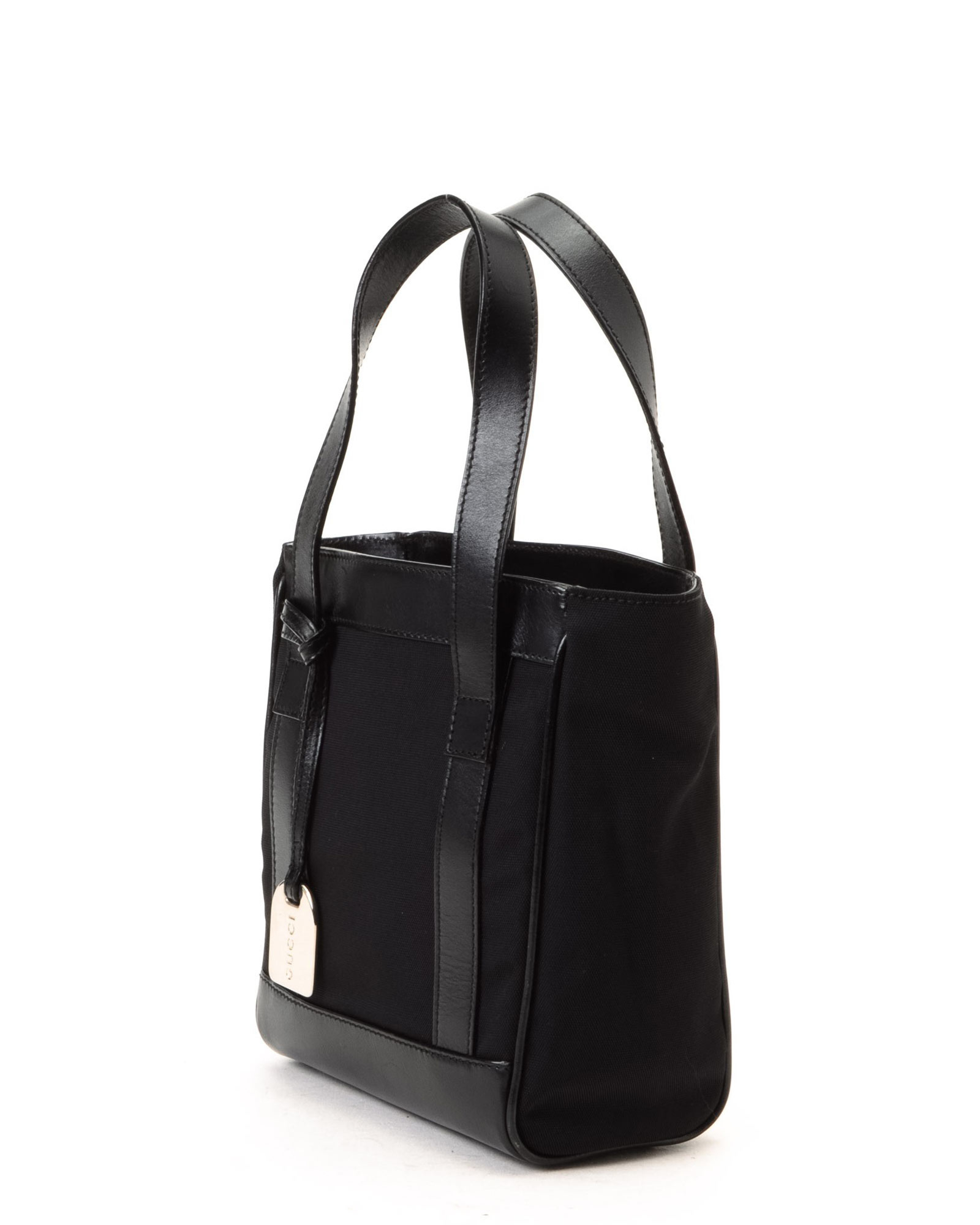 black nylon handbags