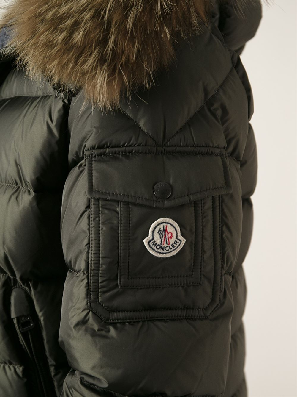 Moncler 'byron' Jacket in Green for Men | Lyst