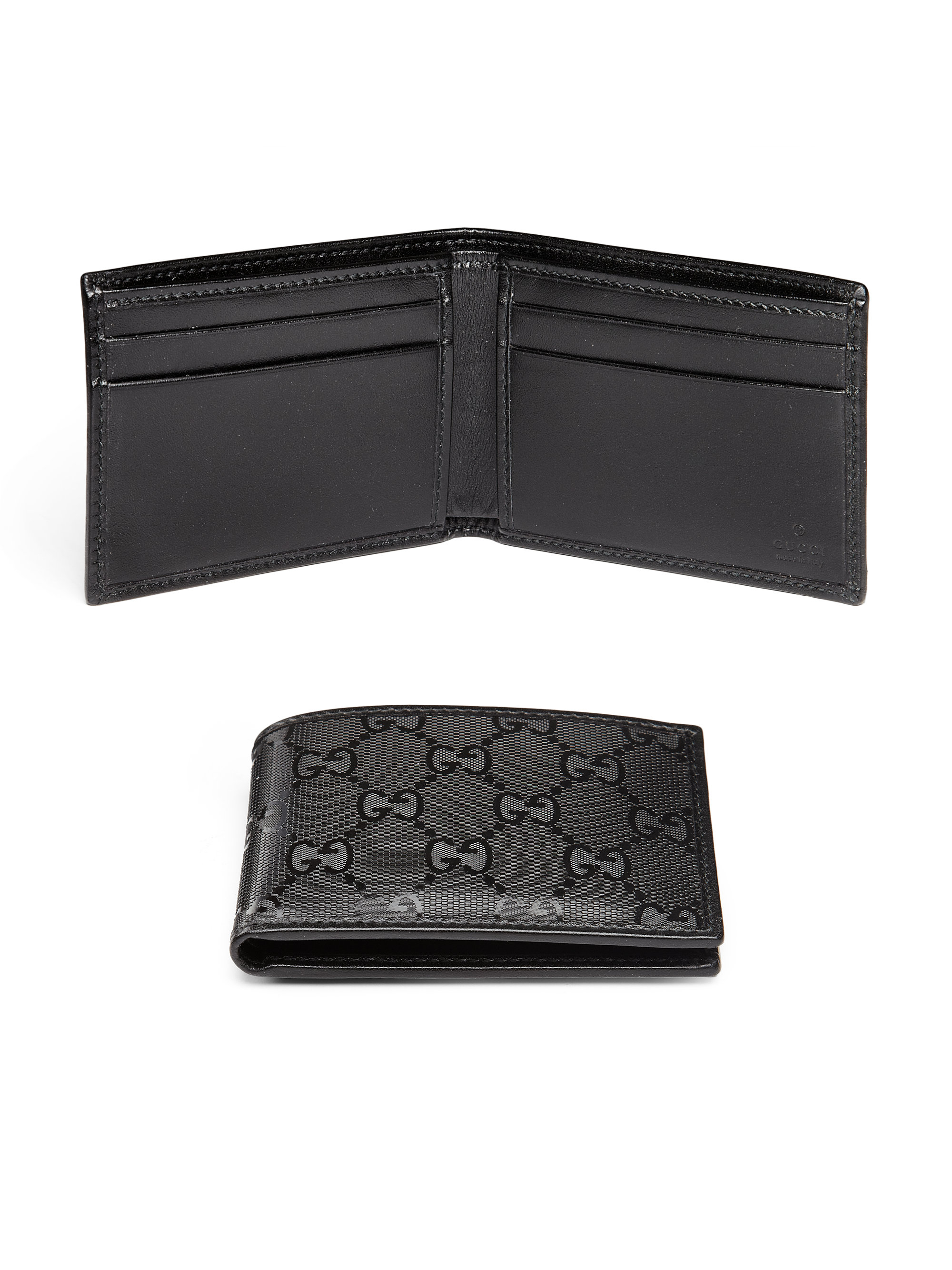 Gucci Gg Imprime Wallet in Black for 