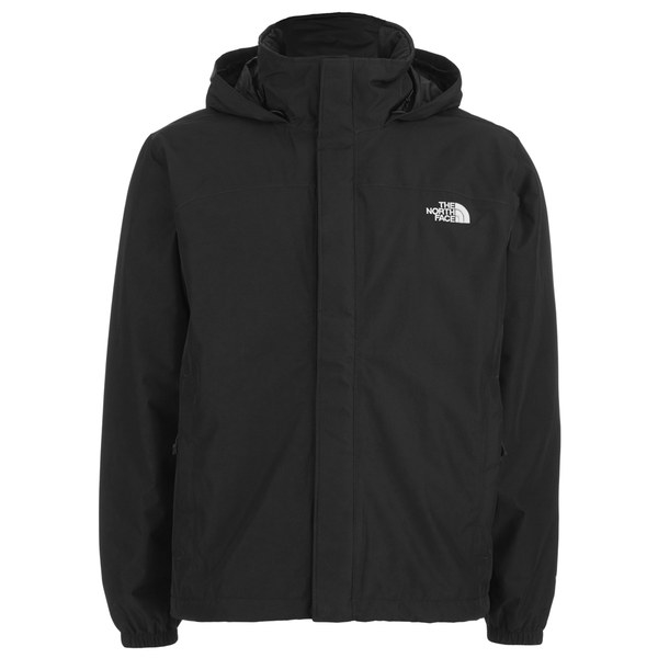 The north face Men's Resolve Hyvent Hooded Jacket in Black for Men | Lyst