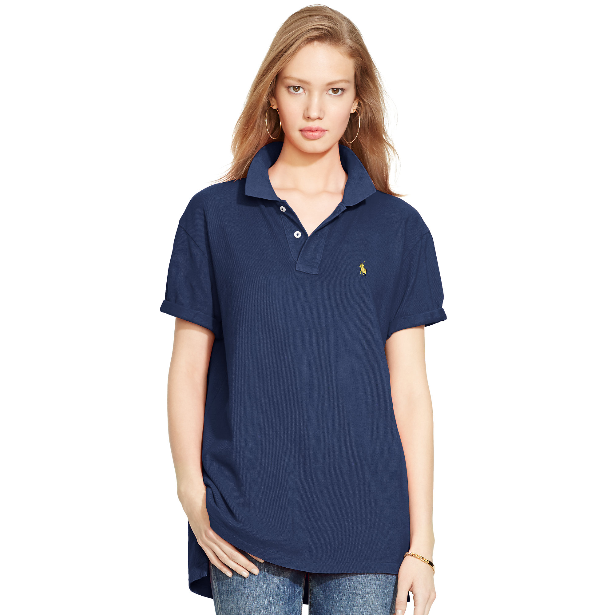 Polo Shirt in French Navy (Blue 