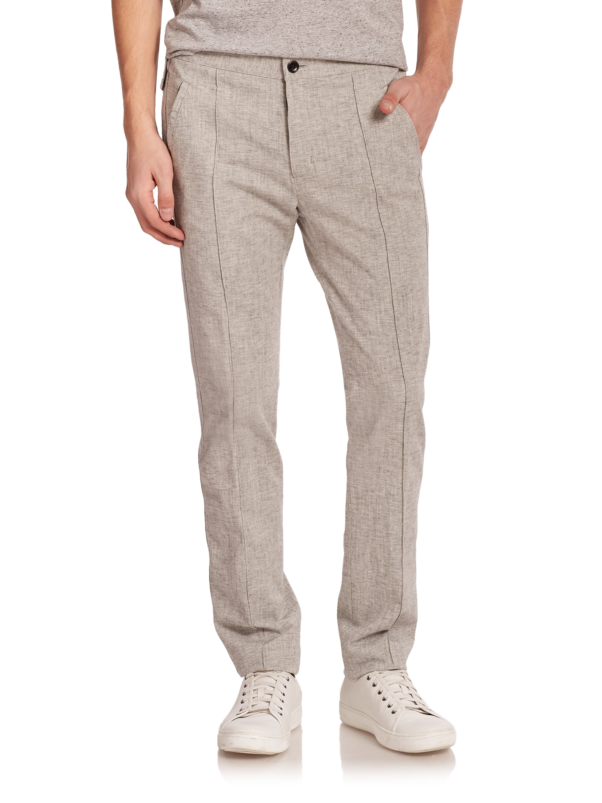 Lyst - Vince Cotton Track Pants in Gray for Men