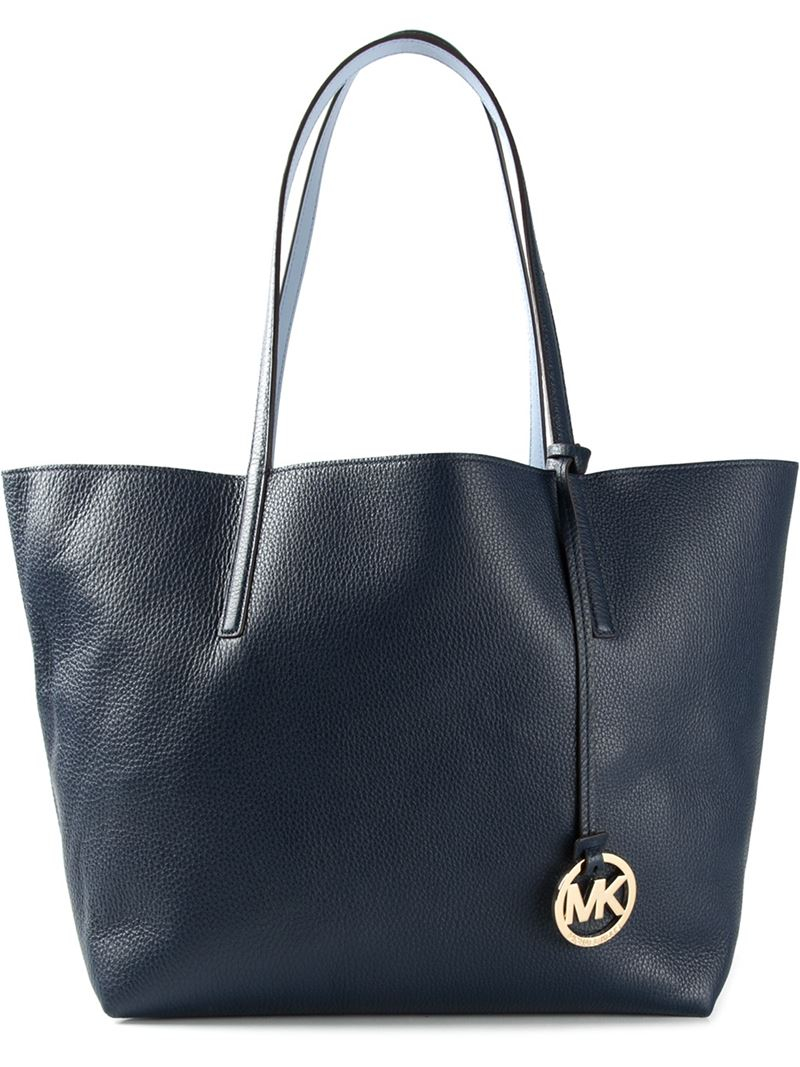MICHAEL Michael Kors Izzy Large Reversible Tote in Blue Lyst