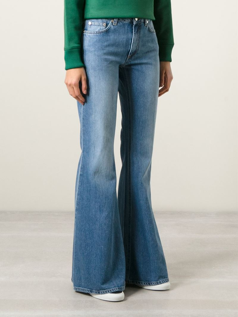 Acne Studios 'mello' Flared Jeans in 