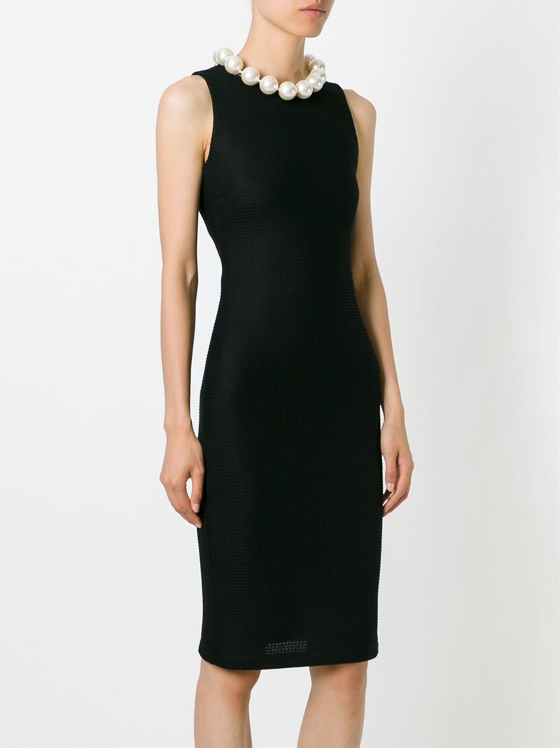 pearl collar dress