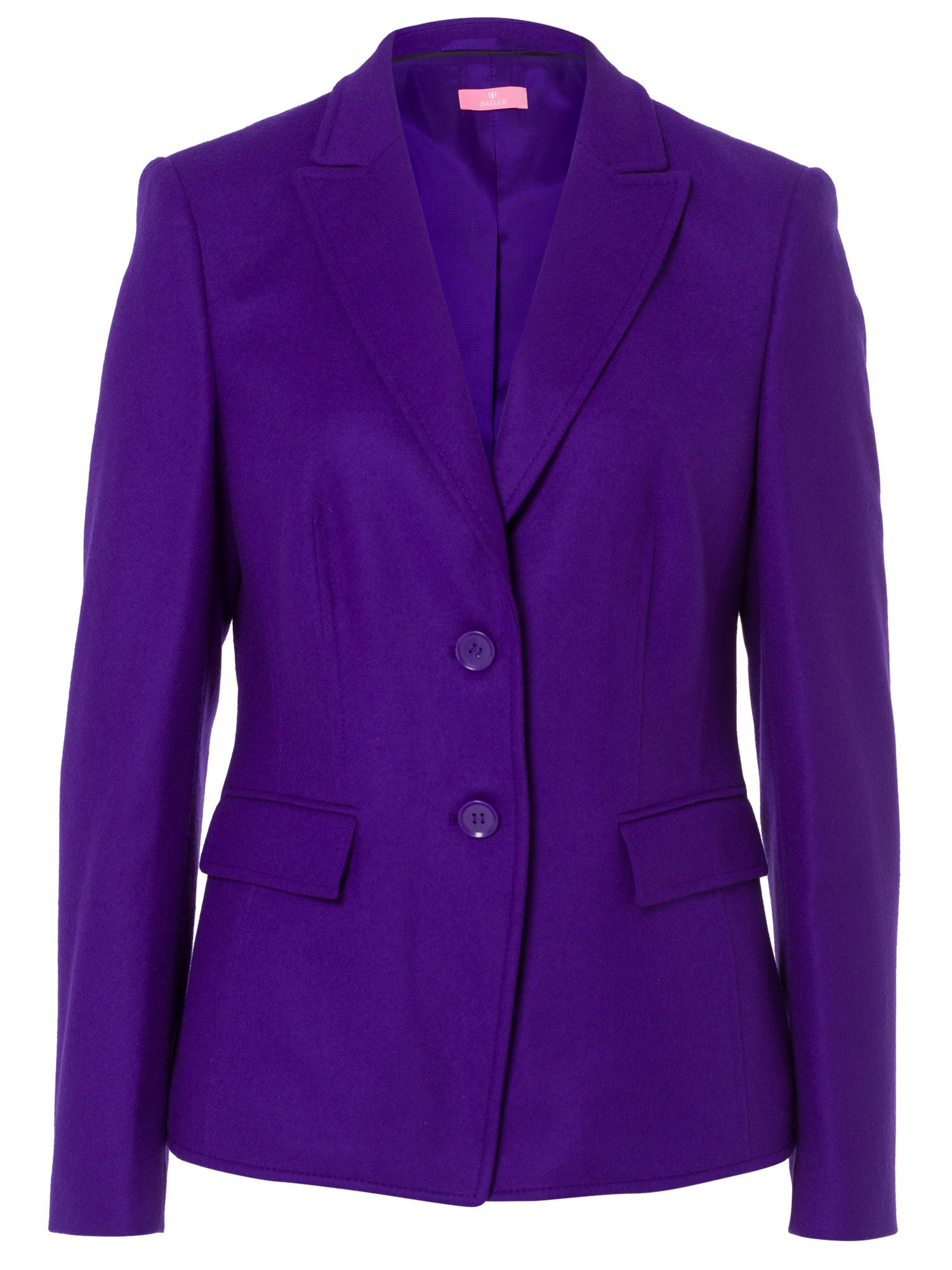 purple casual blazer