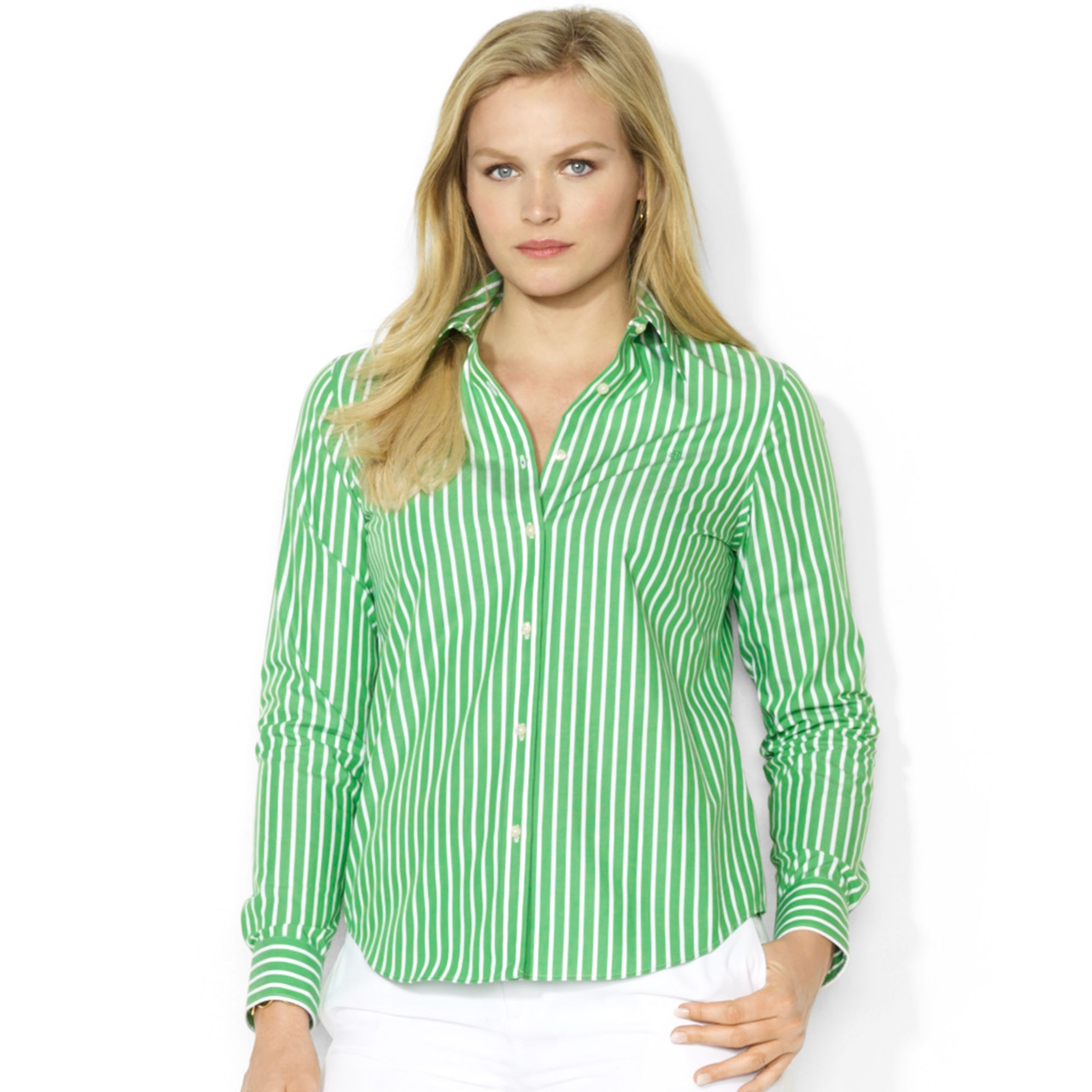 ralph lauren women's plus size shirts