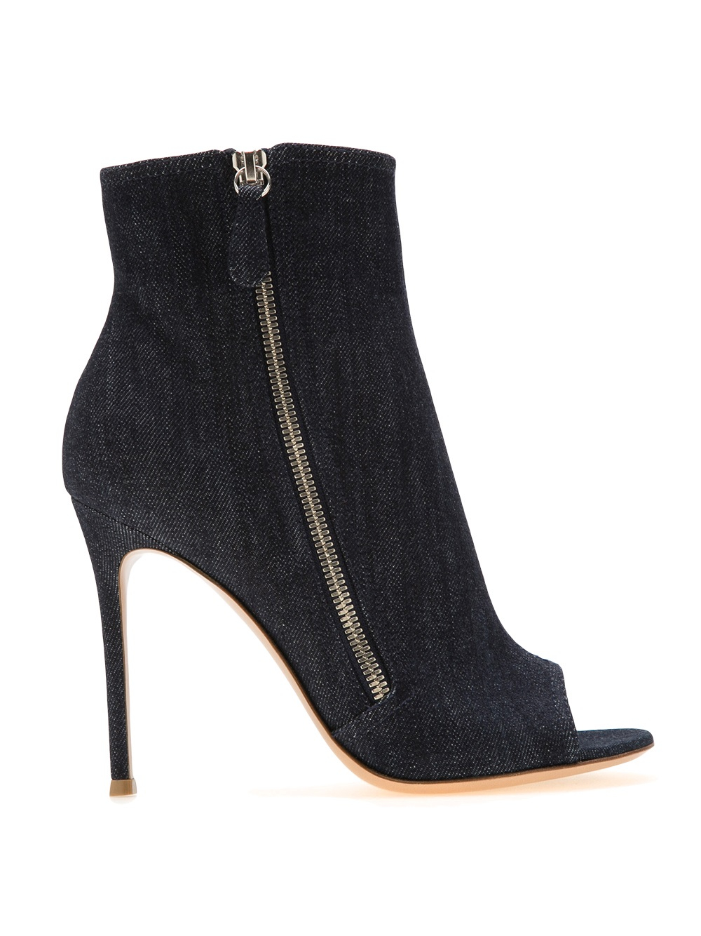 gianvito rossi denim booties