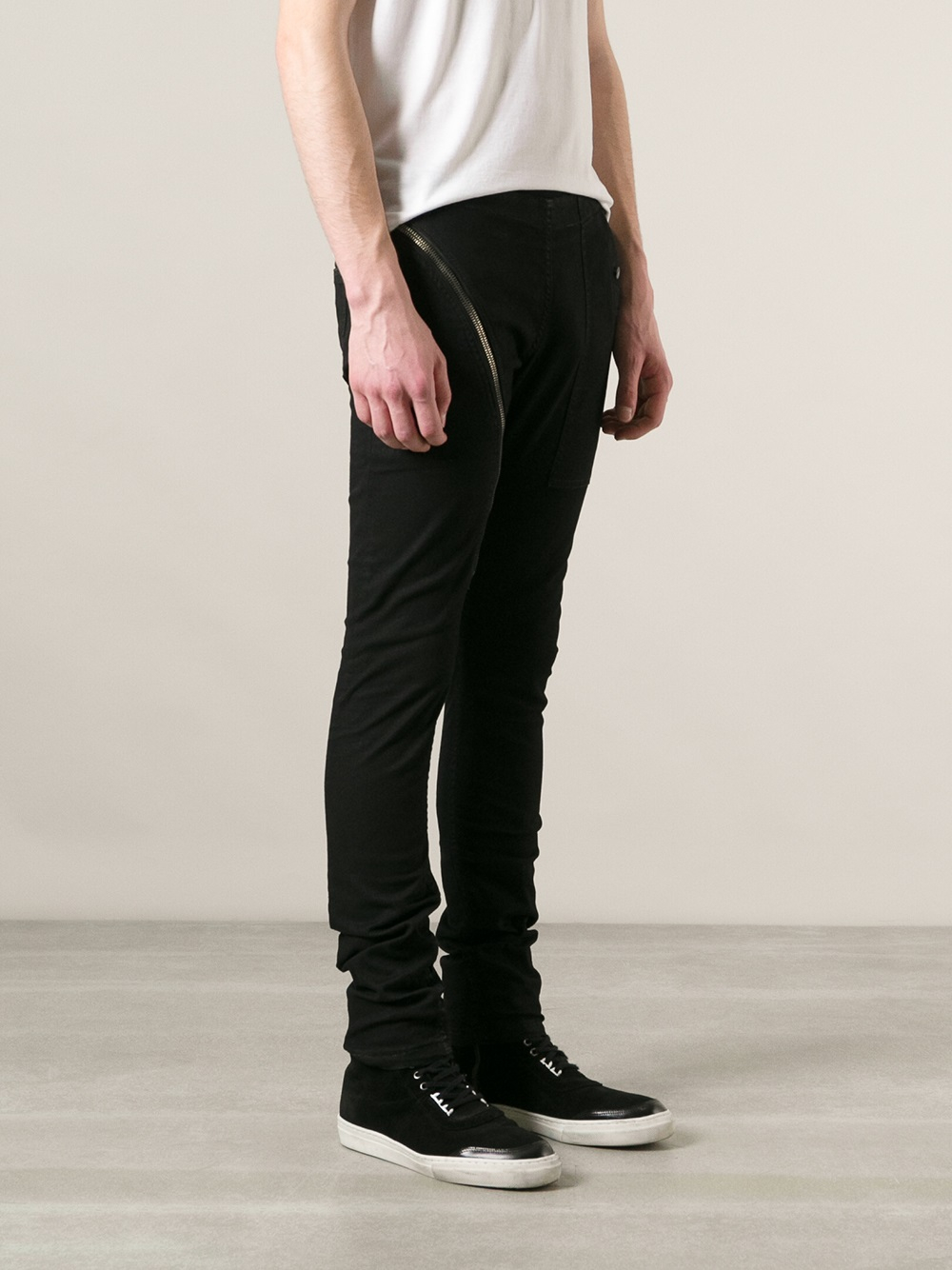 Rick Owens DRKSHDW Aircut Jeans in Black for Men - Lyst