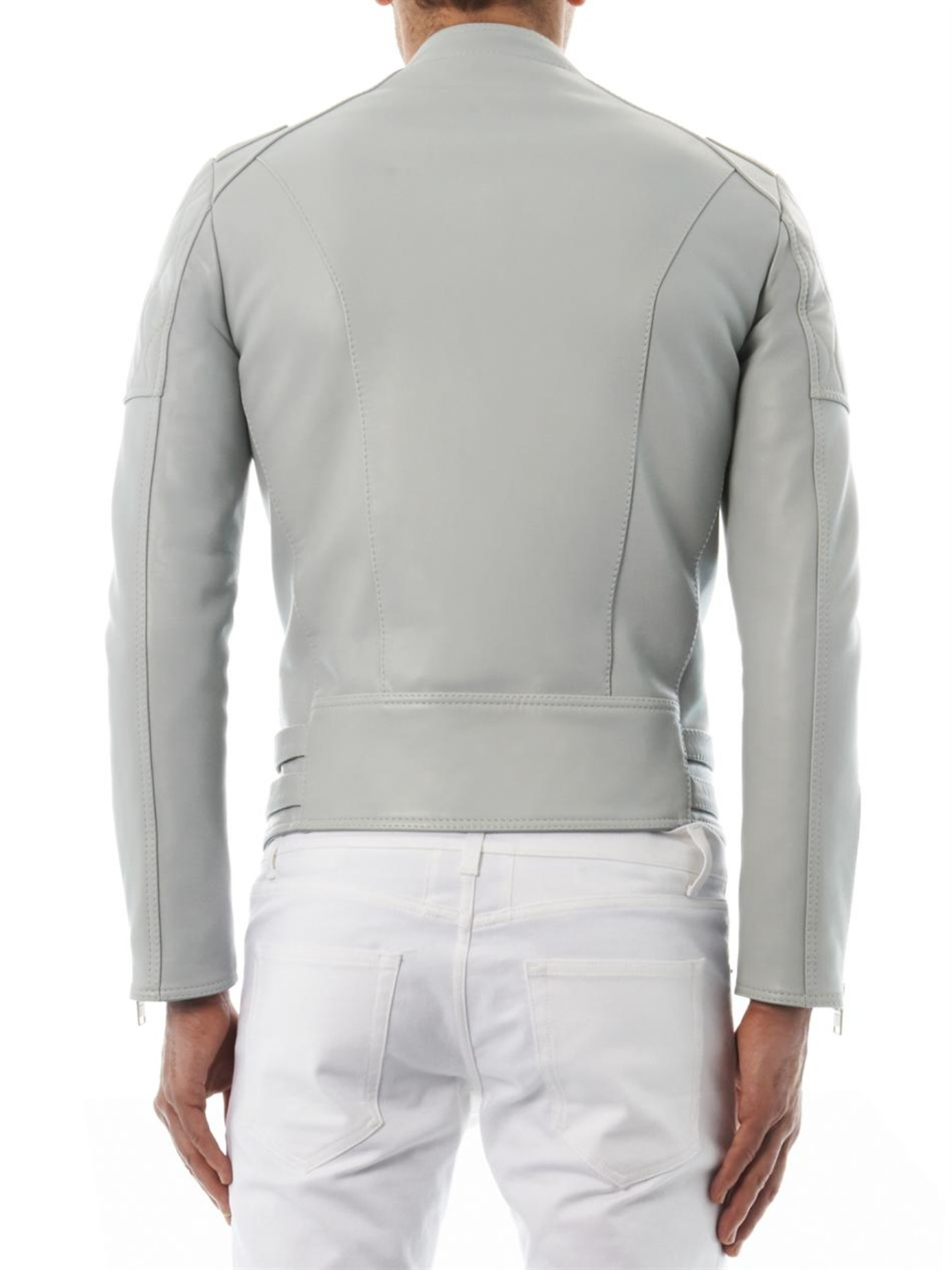 balenciaga biker jacket men