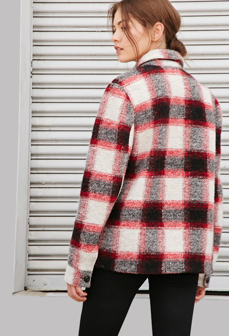 checkered jacket forever 21