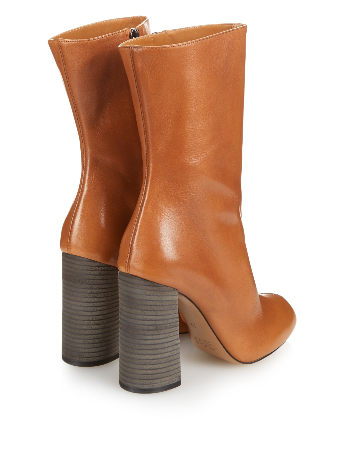 chloe tan boots