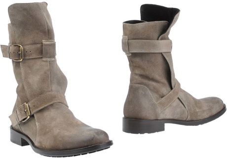 grey canvas boots