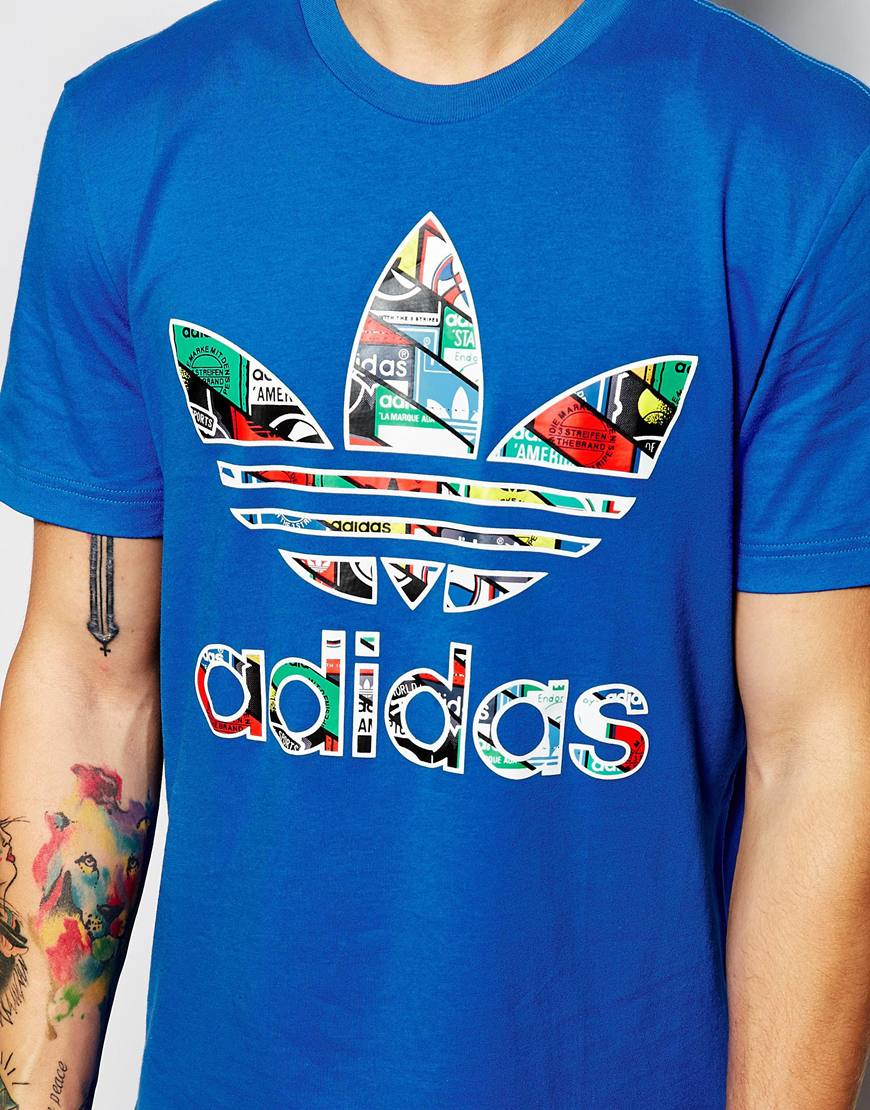 adidas colorful shirt