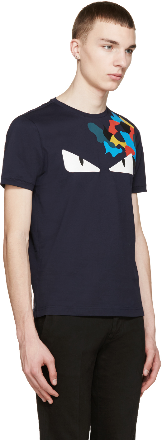 fendi t shirt navy