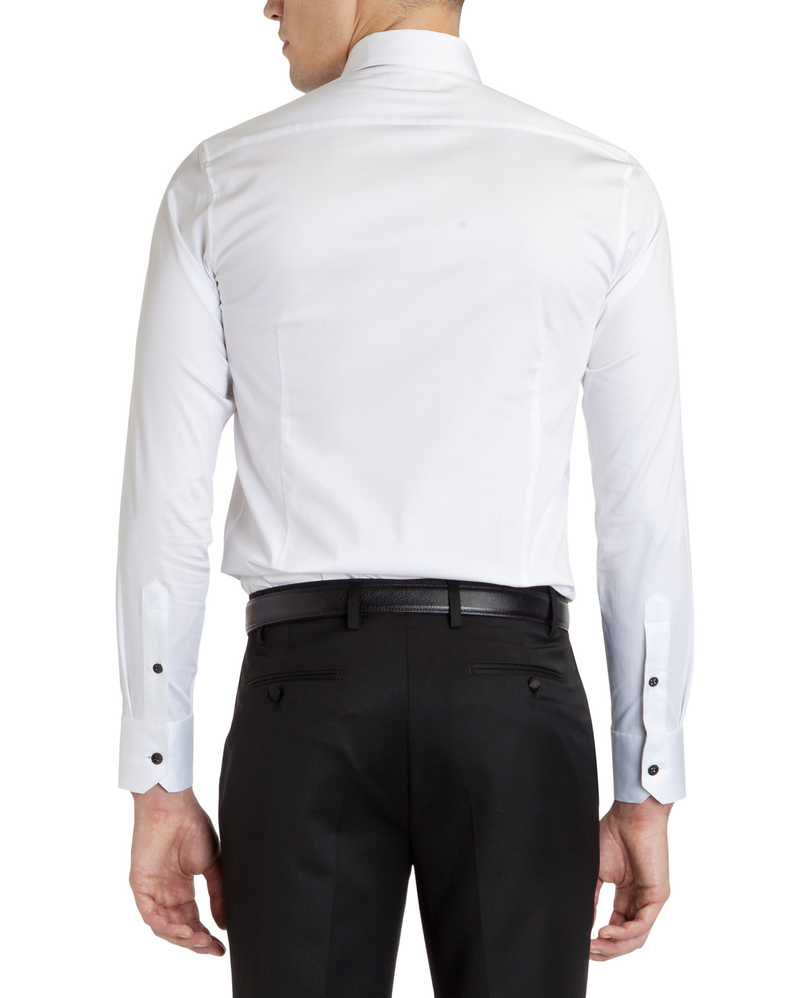 Ted Baker Cotton Formal Dinner Shirt in White for Men - Lyst