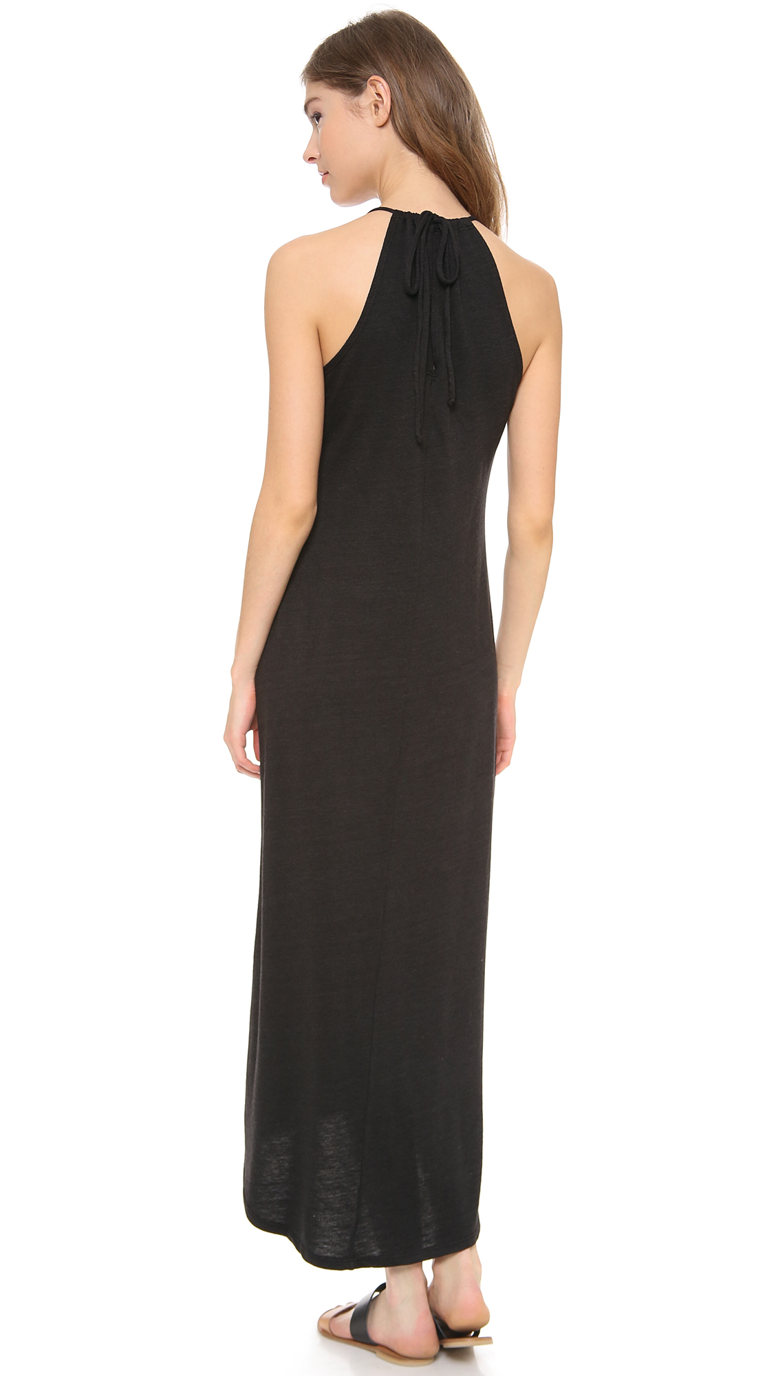 high neck maxi