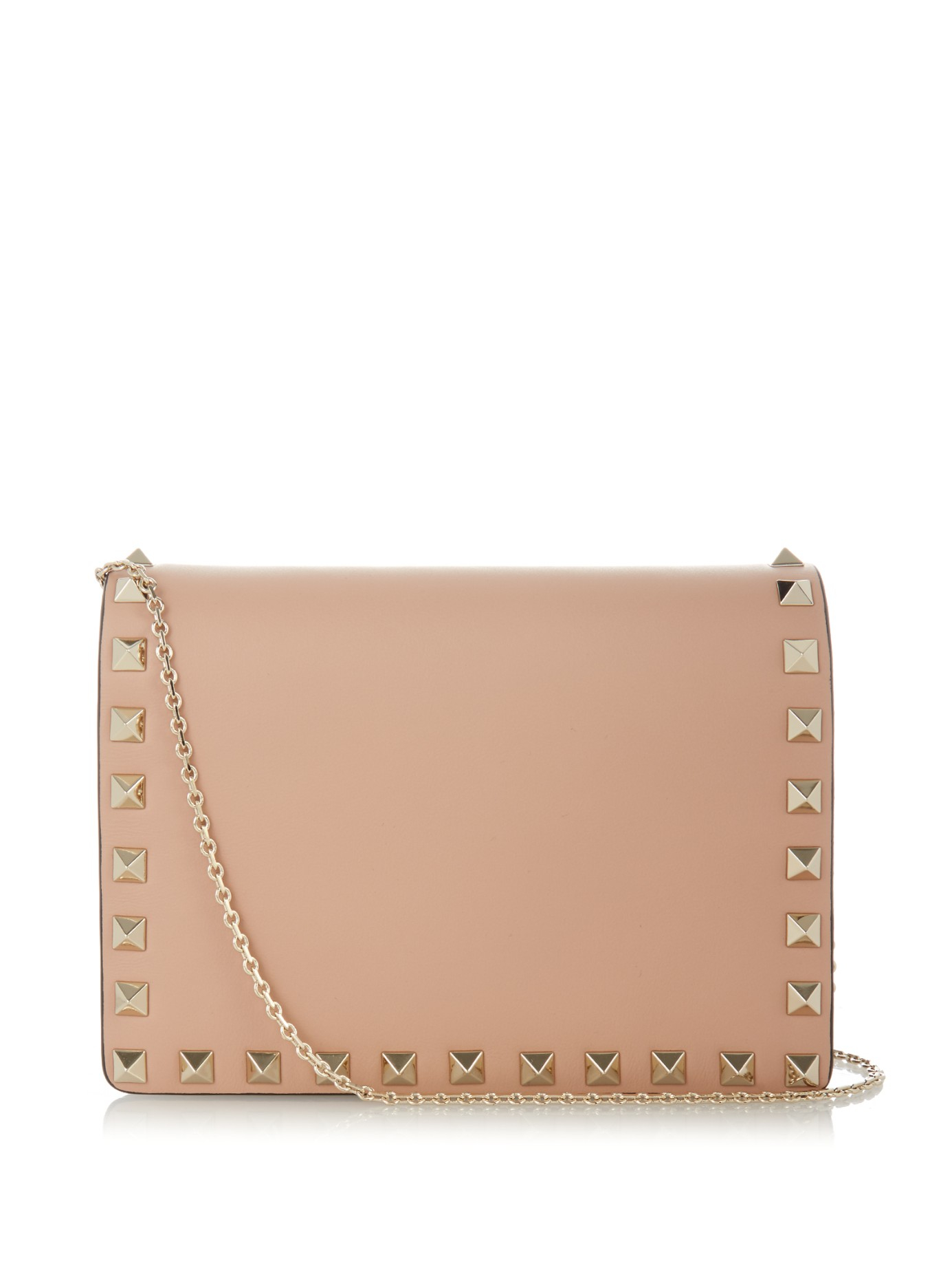 fendi brown leather pouch