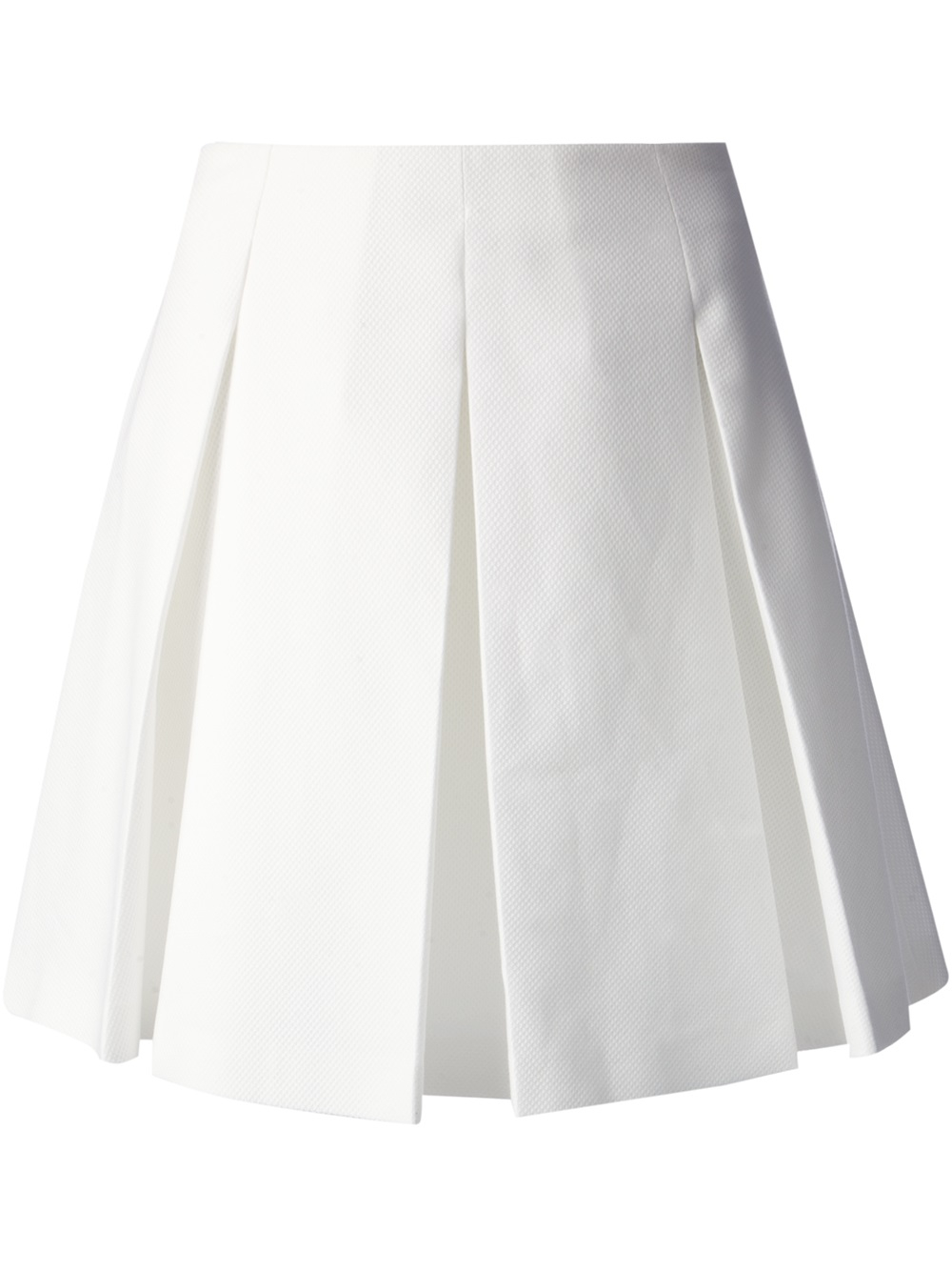 White box pleat skirt Clearance