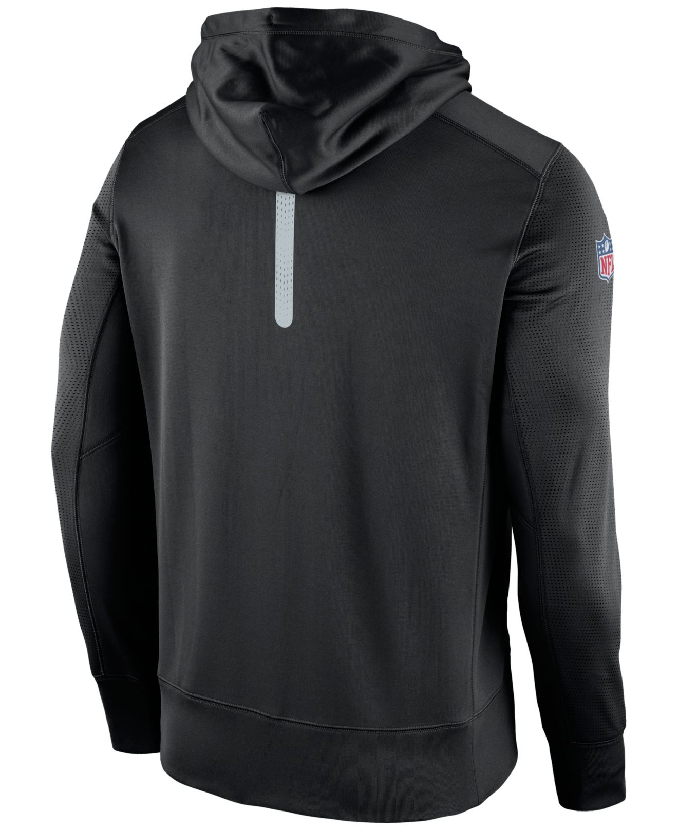 Nike Men's Oakland Raiders Sideline Ko Fleece Full-zip Hoodie in Black for  Men | Lyst
