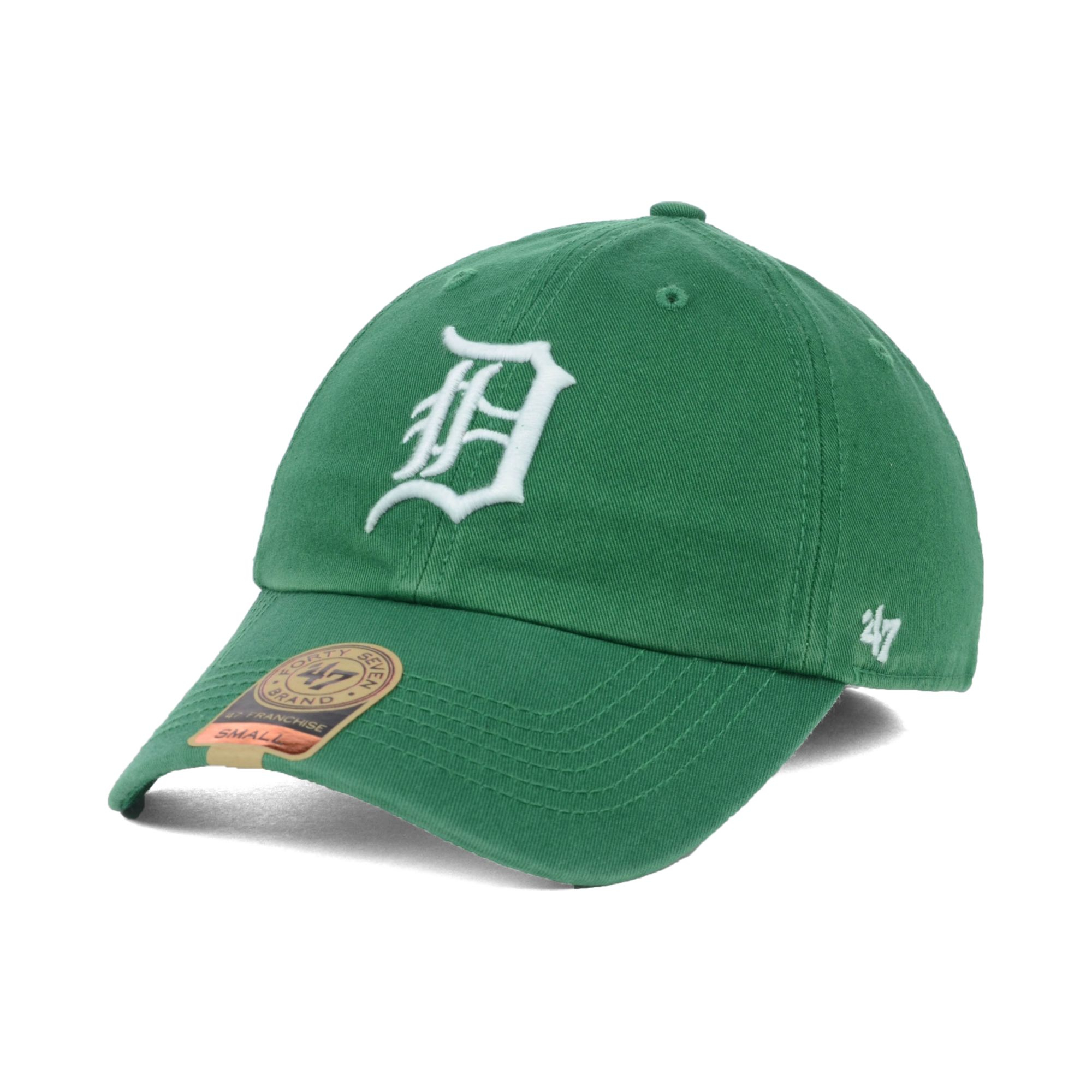 47 Brand Detroit Tigers Mlb Kelly 47 Franchise Cap in Green for