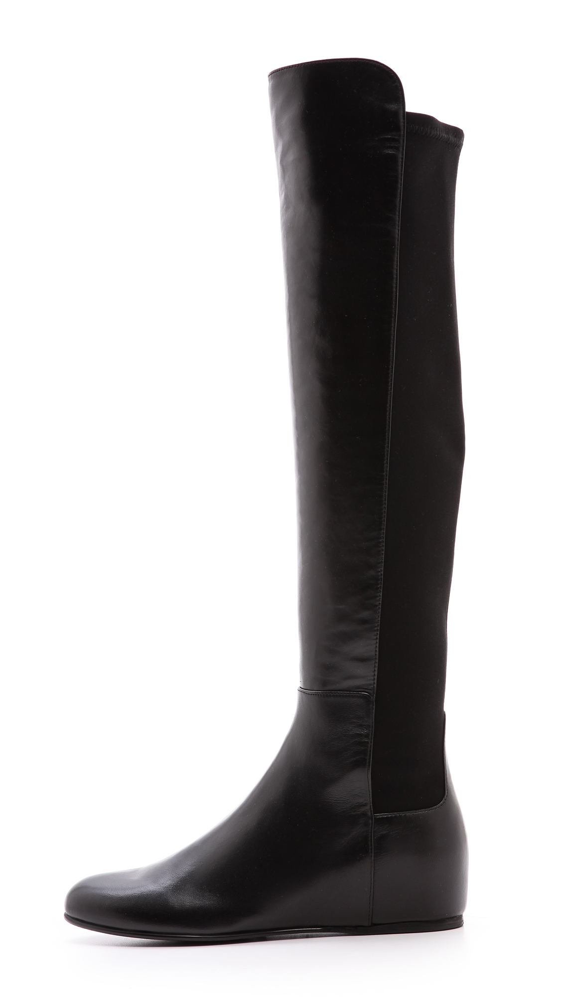 stuart weitzman hidden wedge boots