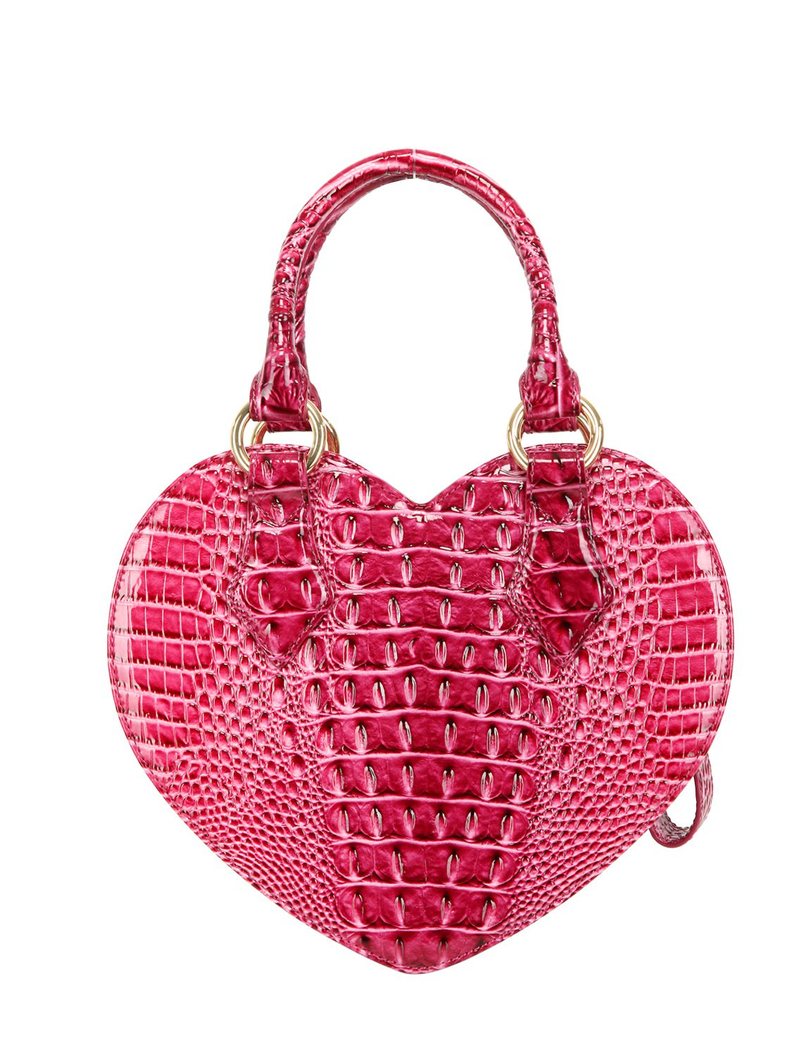Vivienne Westwood Chancery Heart Printed Faux Leather Bag in Red (Pink