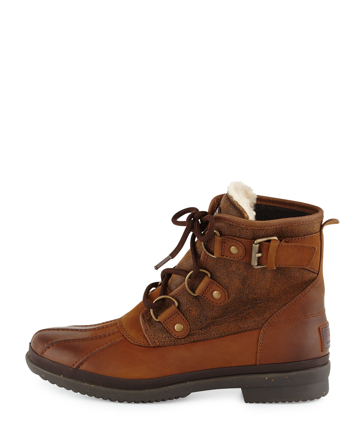 Lyst - Ugg Cecile Lace-up Weather Boot in Brown