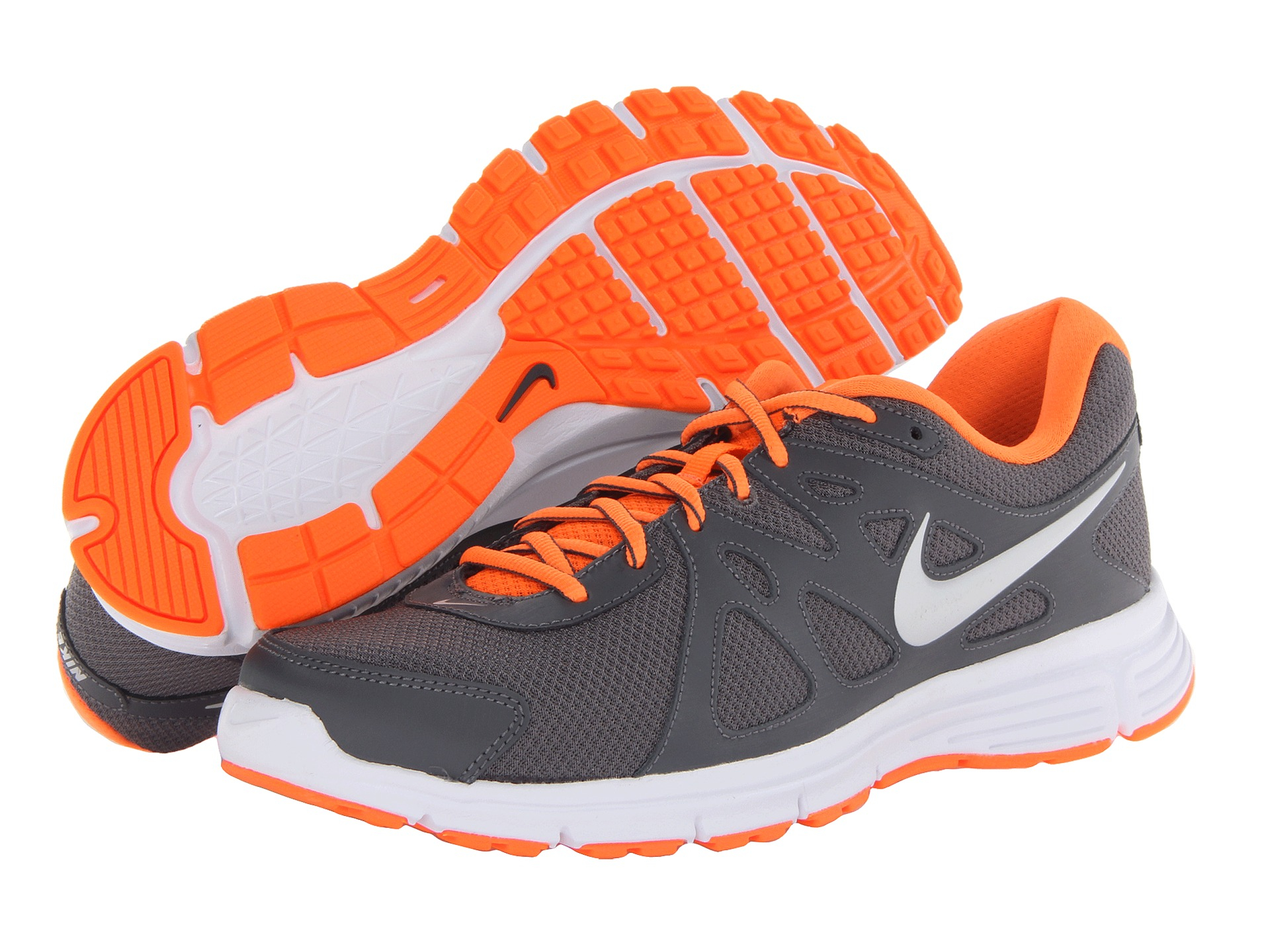 Nike Suede Revolution 2 in Grey (Orange) for Men - Lyst