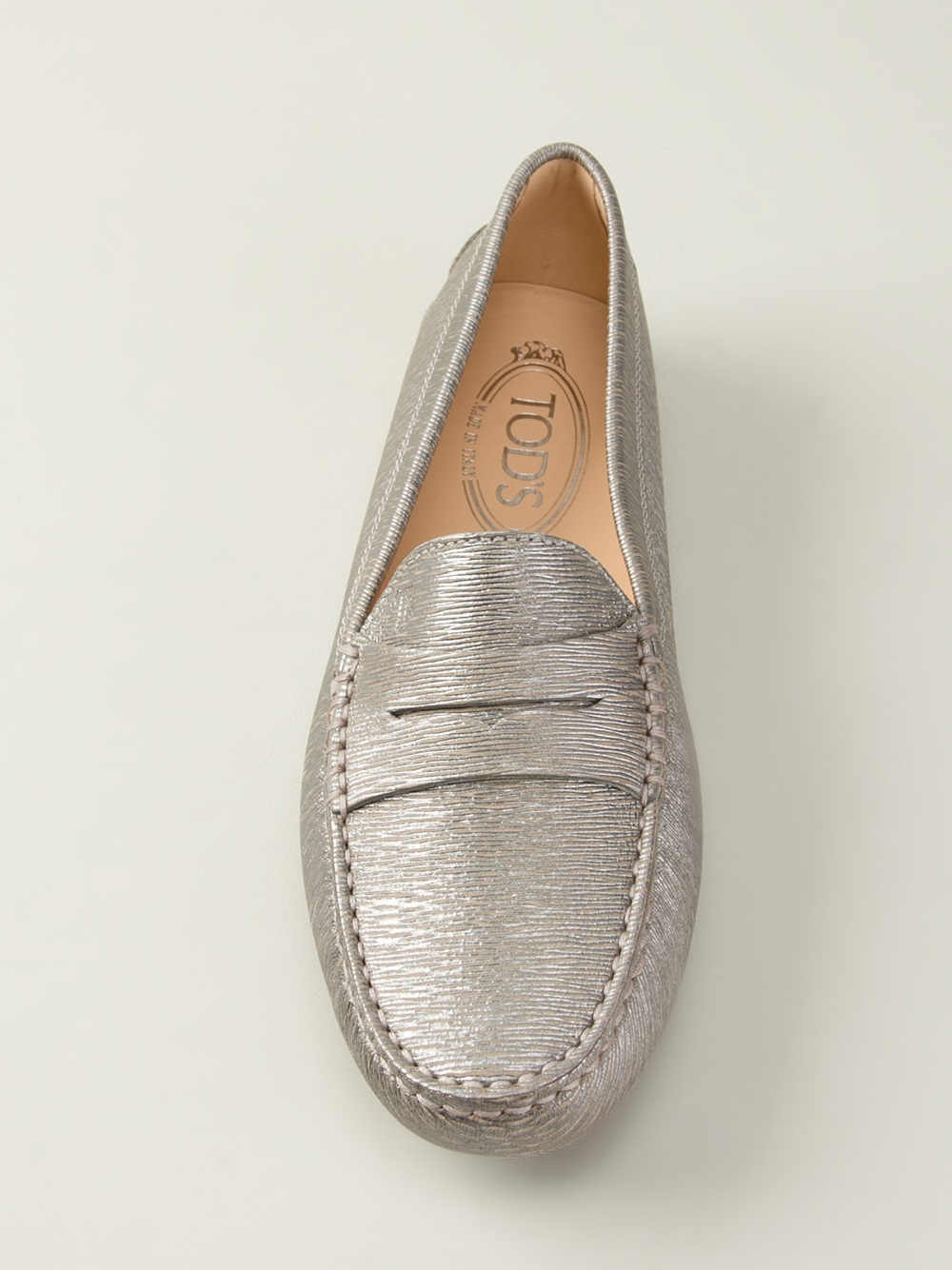 metallic loafers womens