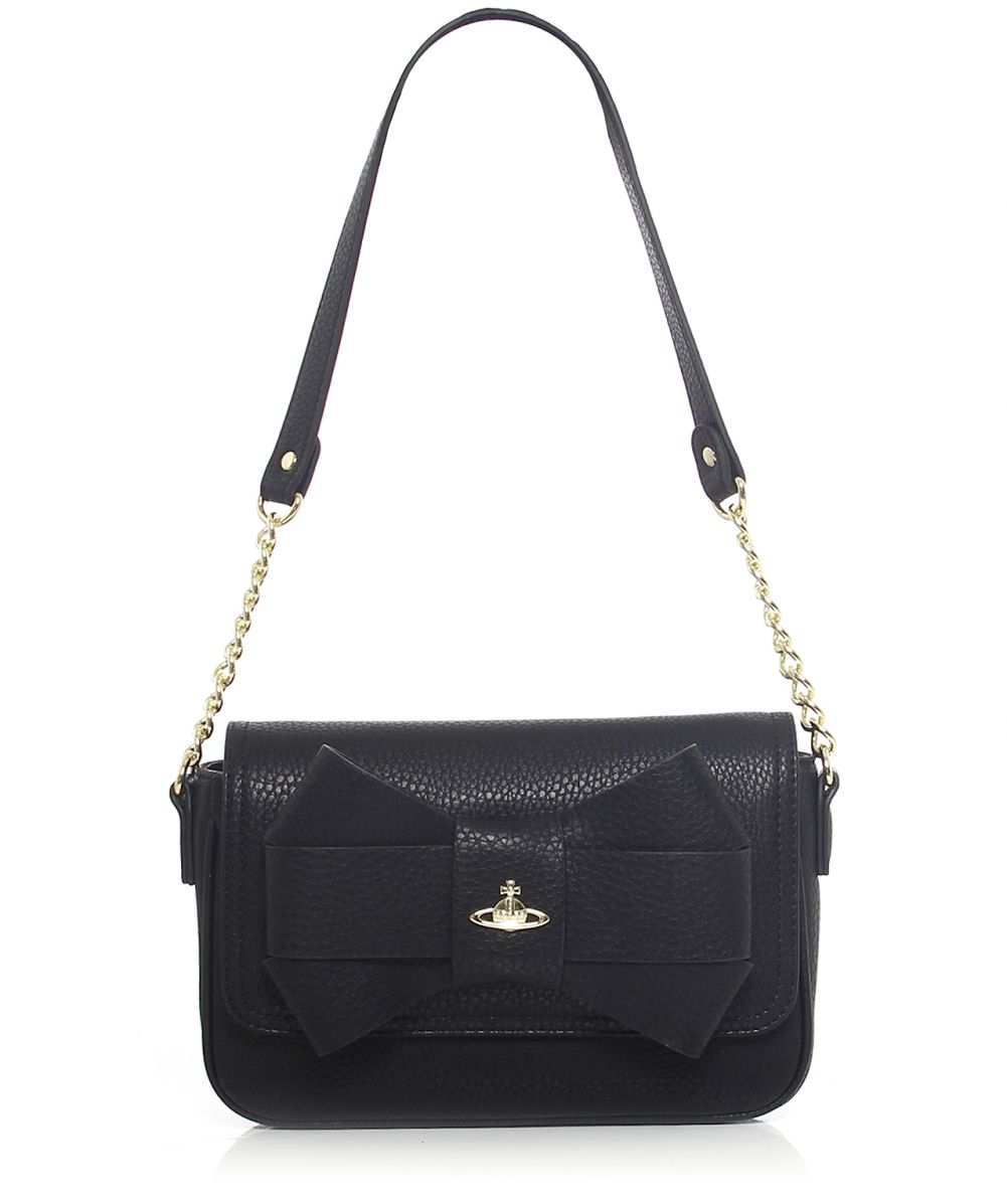 Vivienne westwood Bow Shoulder Bag in Black Lyst