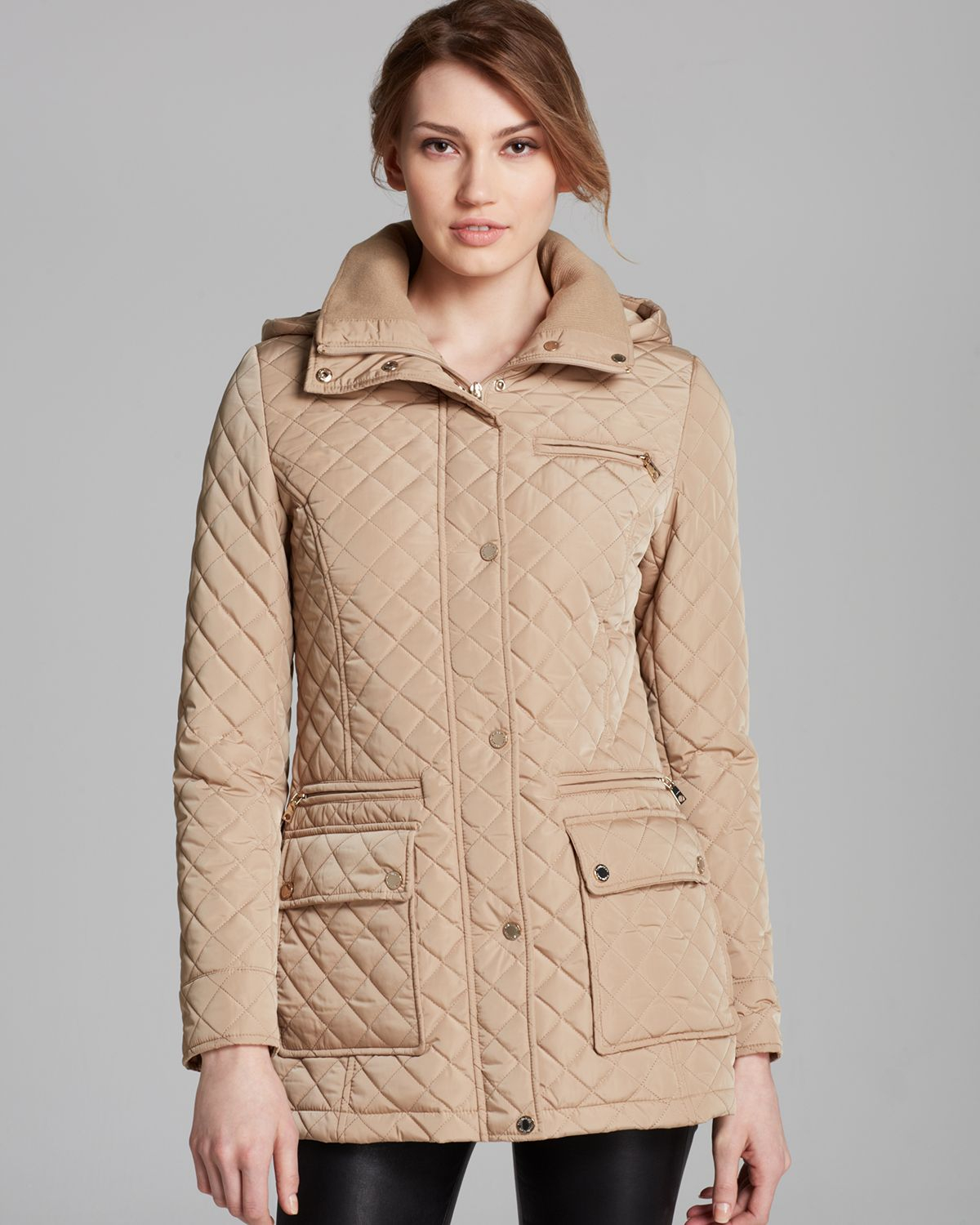 calvin klein women's quilted jacket