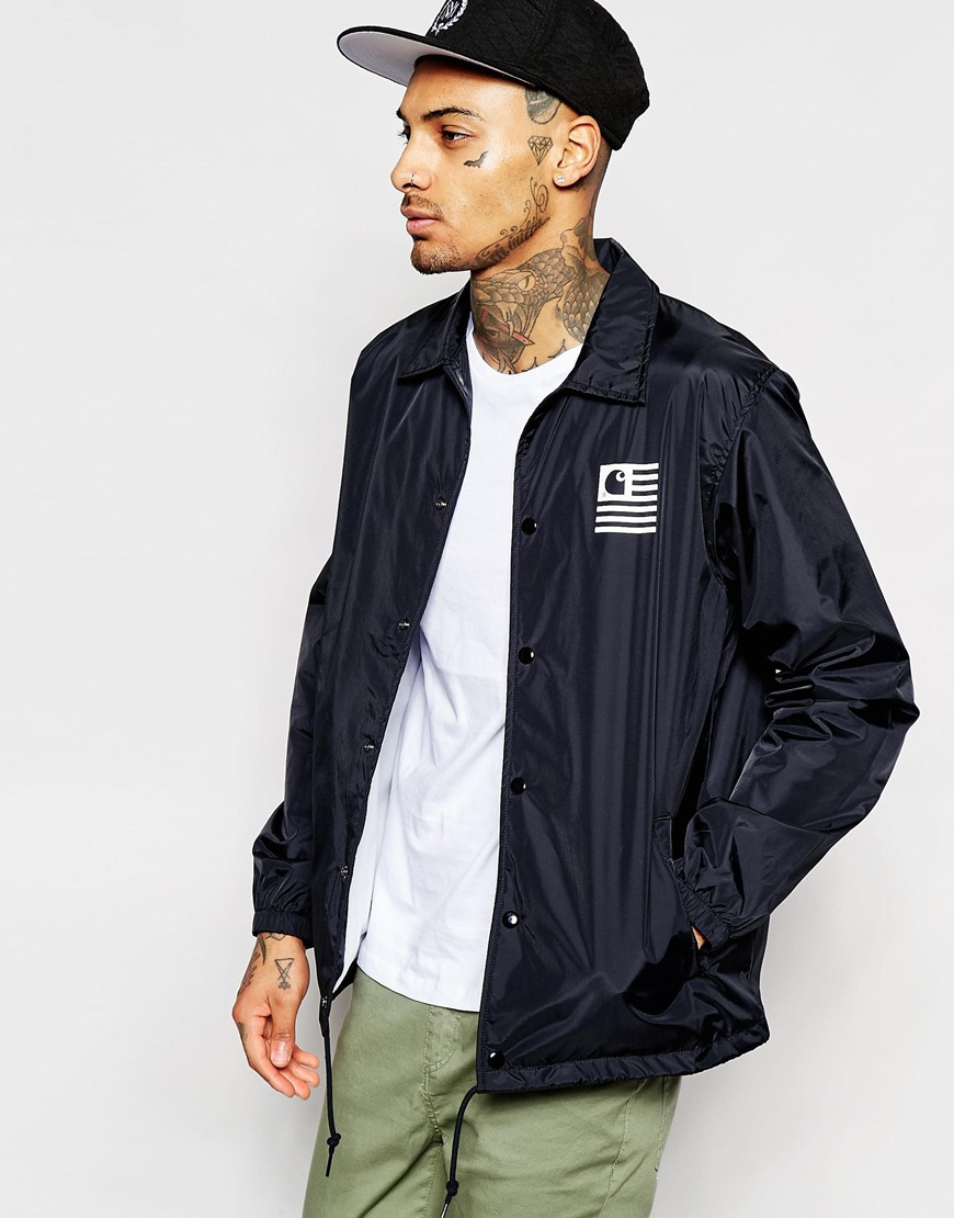 Carhartt WIP State Coach Jacket in Blue for Men - Lyst