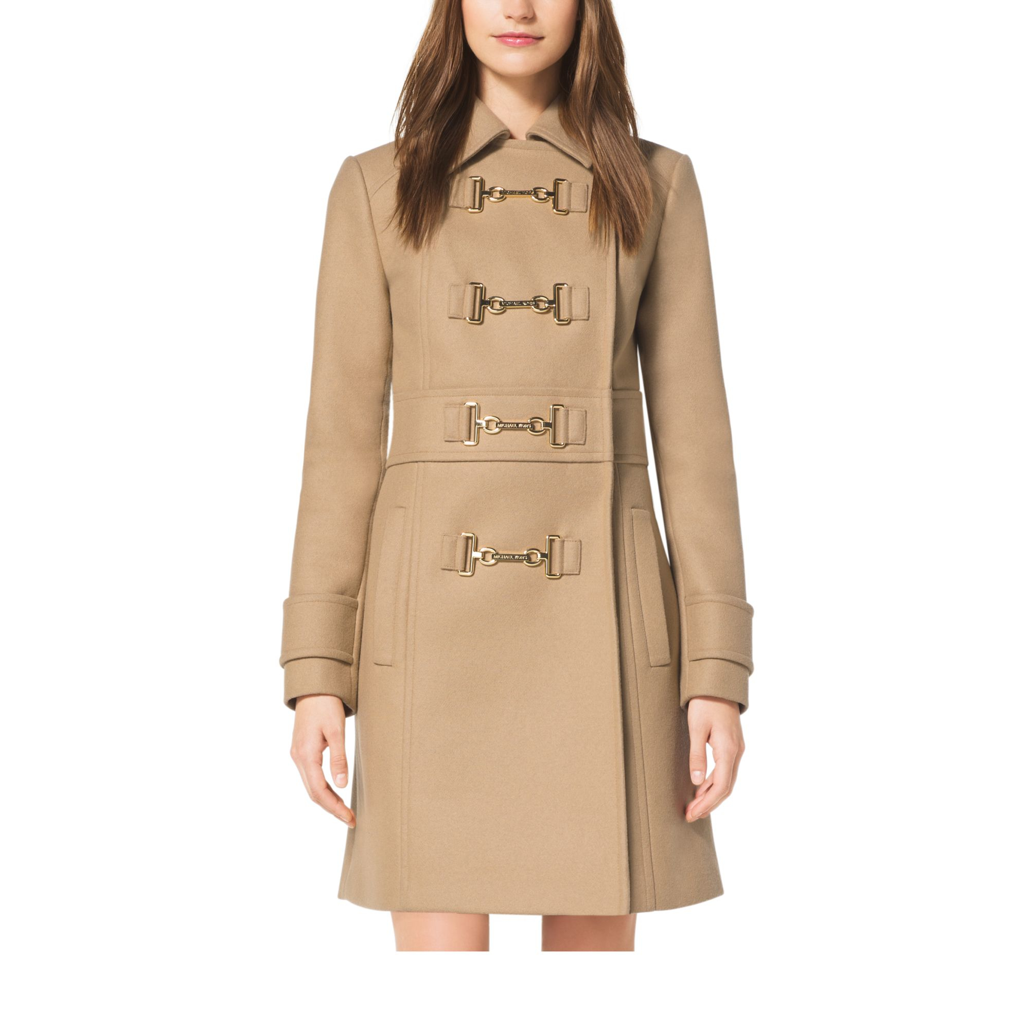 michael kors camel coat