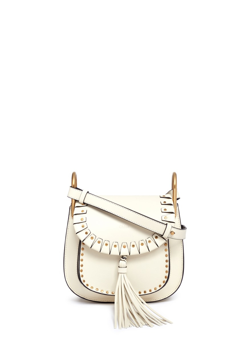 replica chloe shoes - Chlo Hudson Small Leather Shoulder Bag in White | Lyst