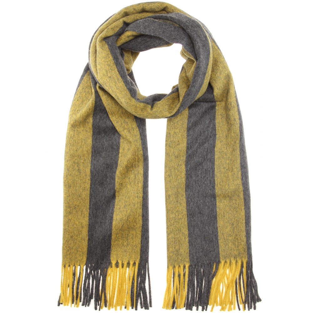 acne studios striped scarf