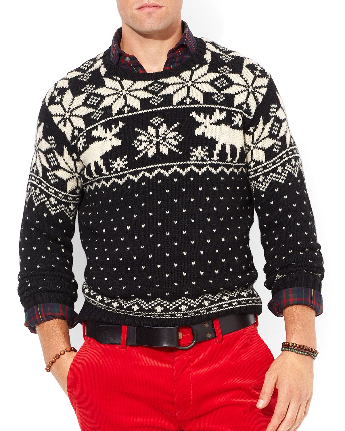 ralph lauren reindeer sweater