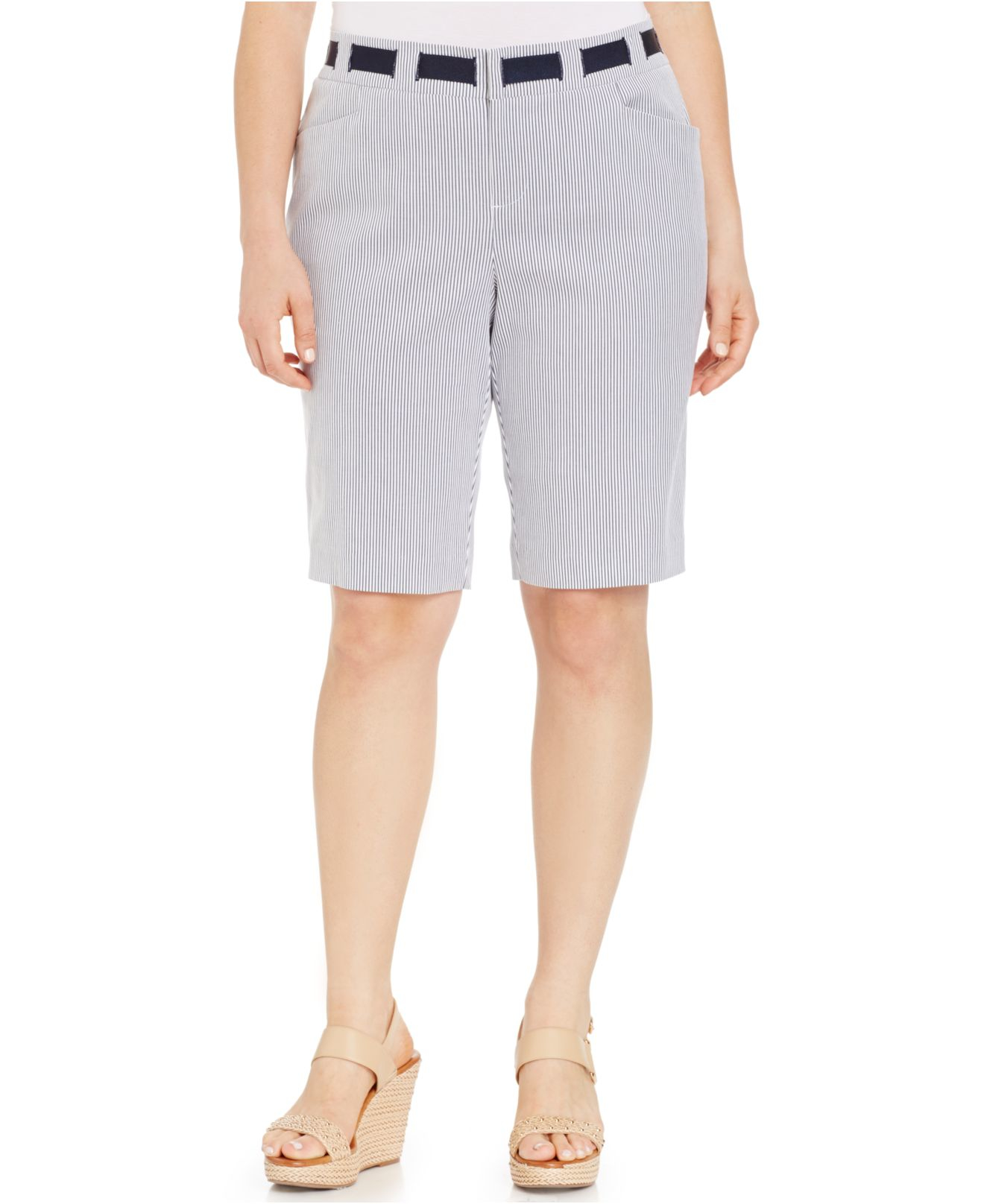 Narrow Choices Plus Size Shorts & Capris Enjoy the warm weather in a great pair of plus size shorts or capris in a large variety of eye-catching styles, colors and sizes up to 6X. View All.