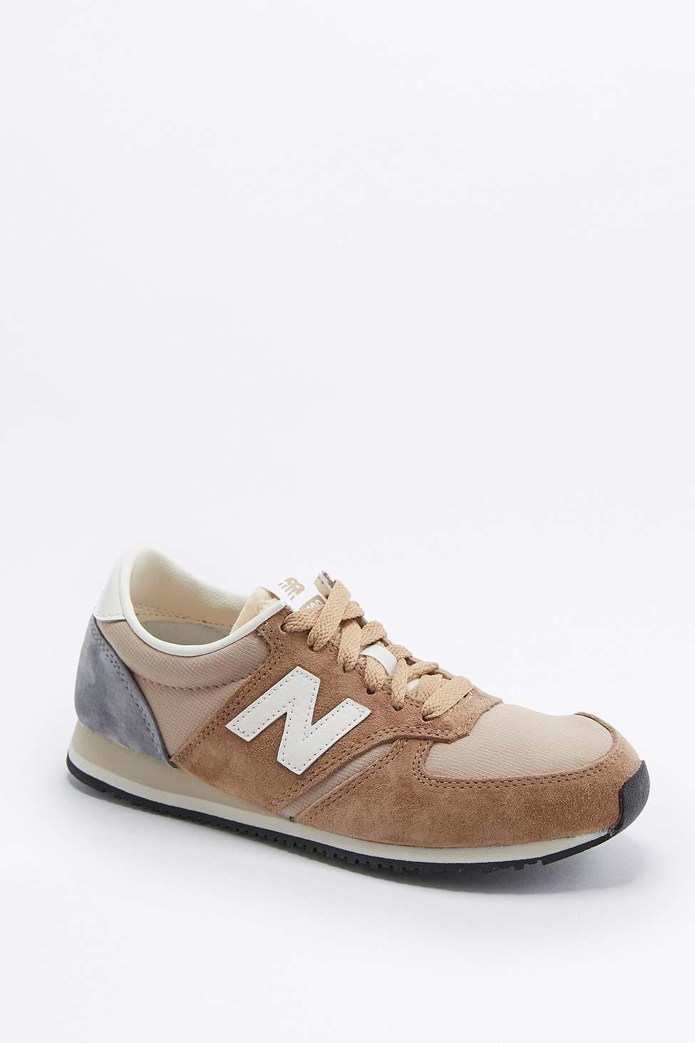 new balance beige suede 420 trainers