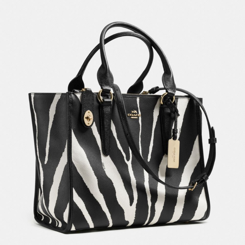 COACH Leopard Print Leather Block Rivet Camera Bag | Bloomingdale's