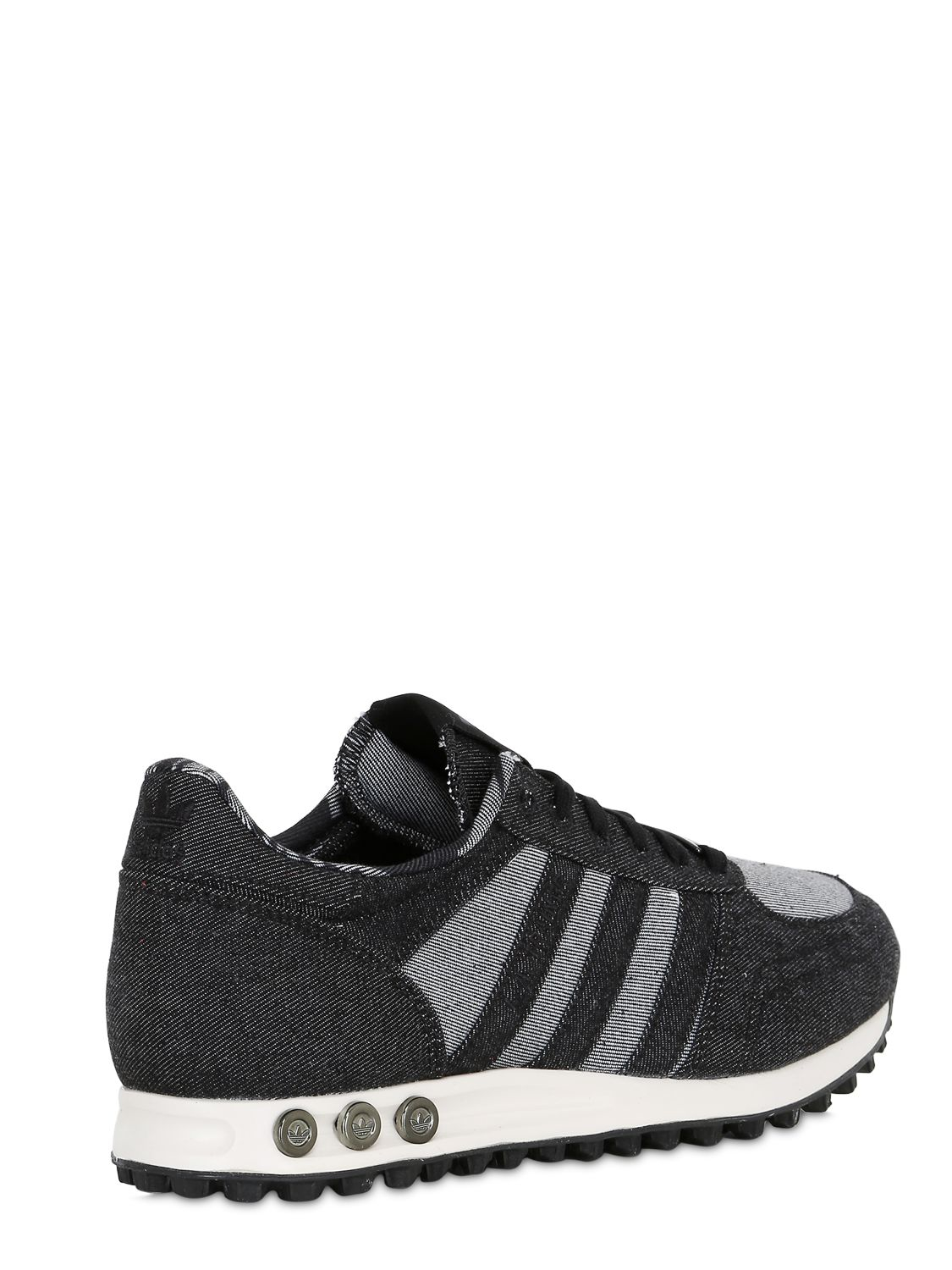 adidas Originals La Trainer Denim Sneakers in Anthracite (Gray) for Men -  Lyst