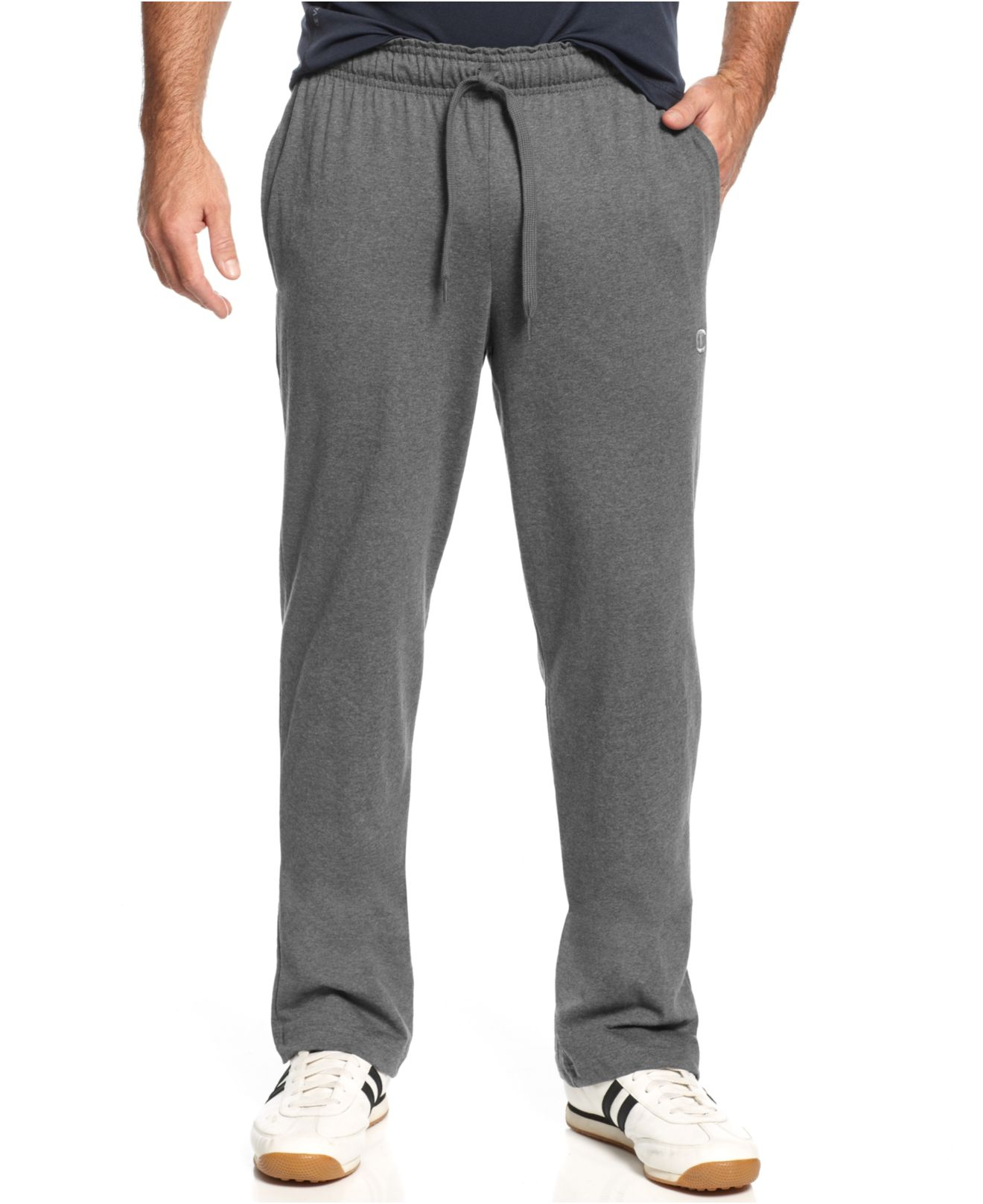 Champion Jersey Open-bottom Pants in Gray for Men (Granite) - Save 34% ...