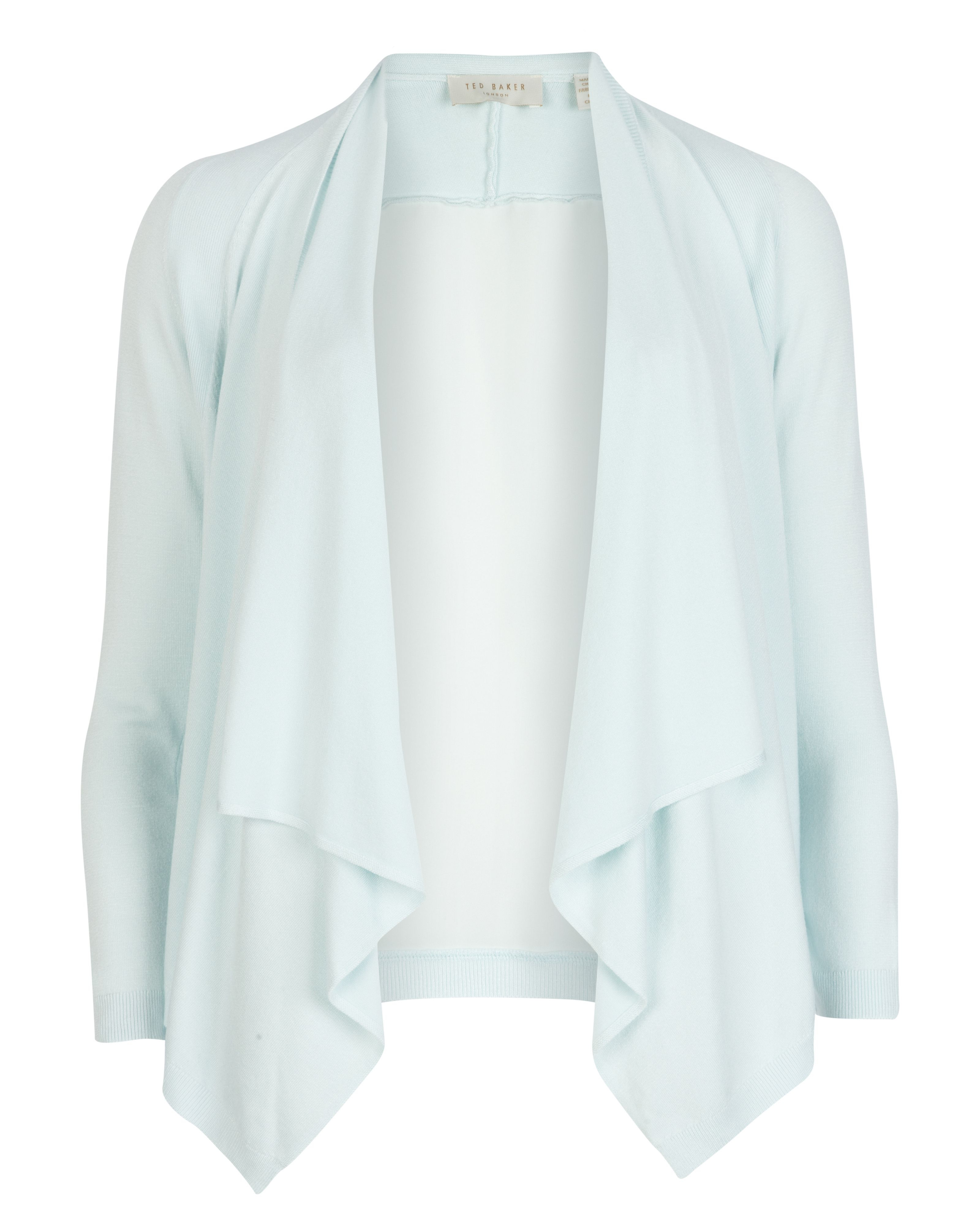 Ted Baker Dailia Elegant Waterfall Cardigan in Green (Light Green) Lyst