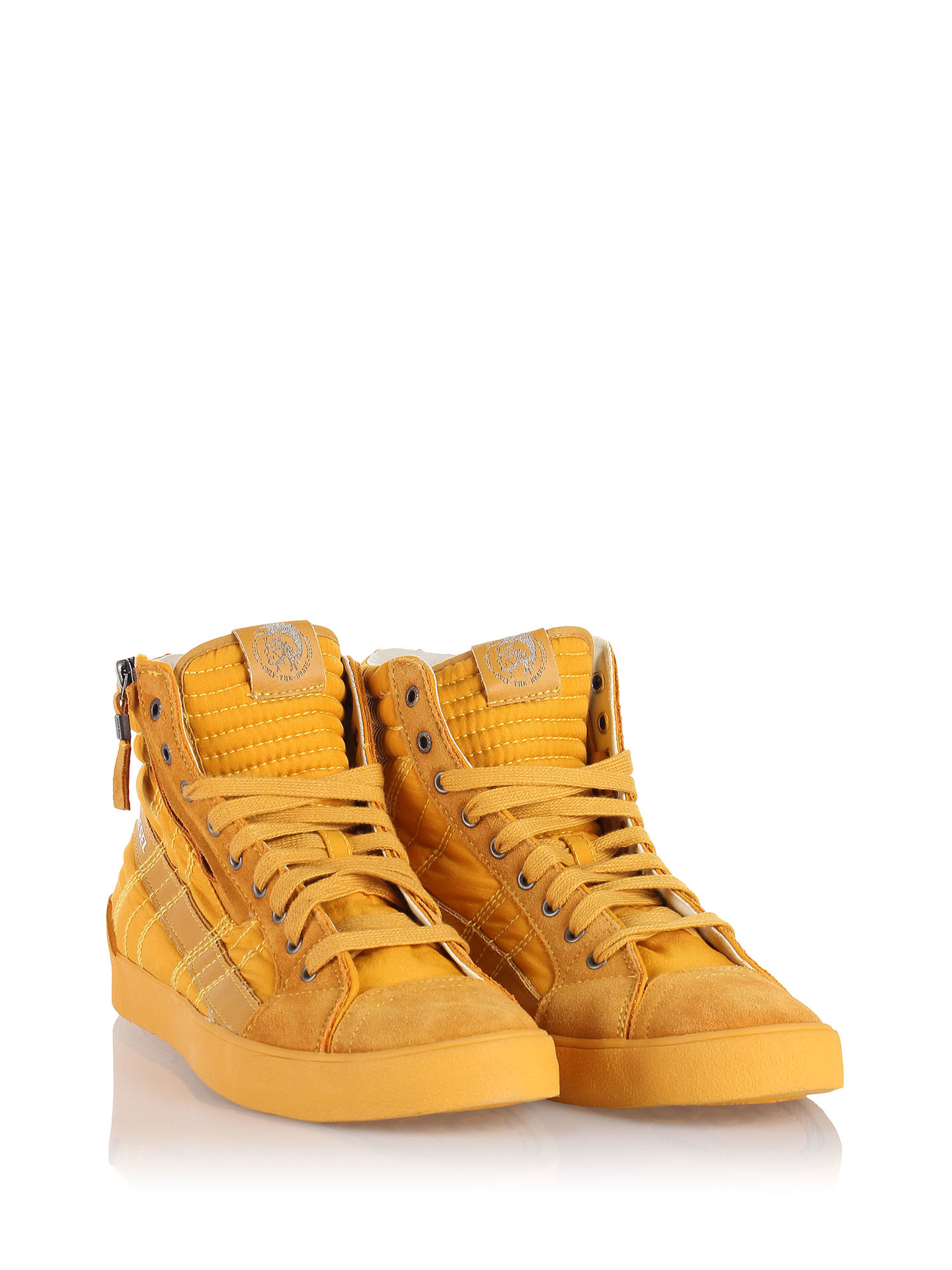 yellow diesel sneakers