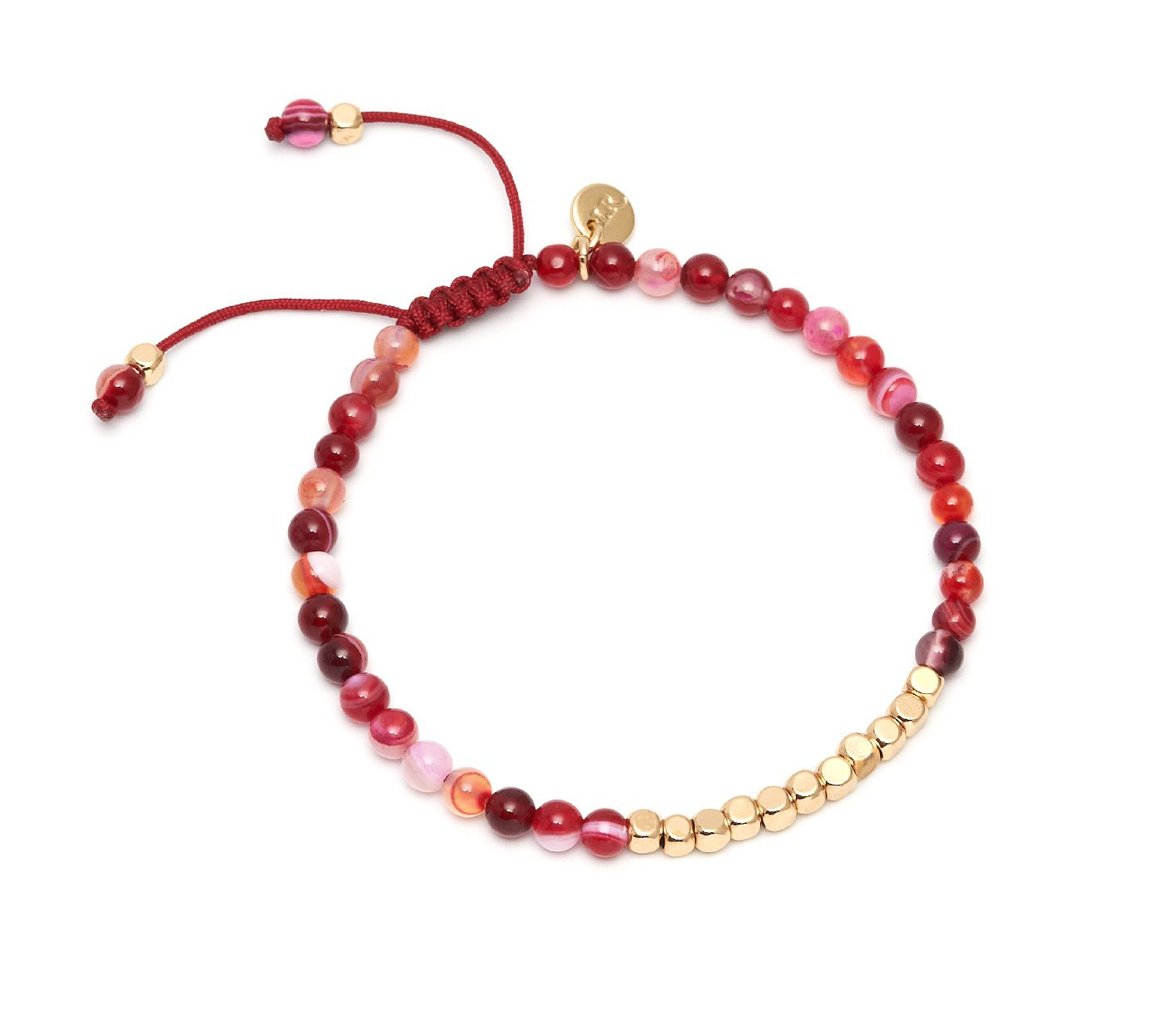 Lola rose Semi-precious Stone Marylebone Bracelet in Red | Lyst