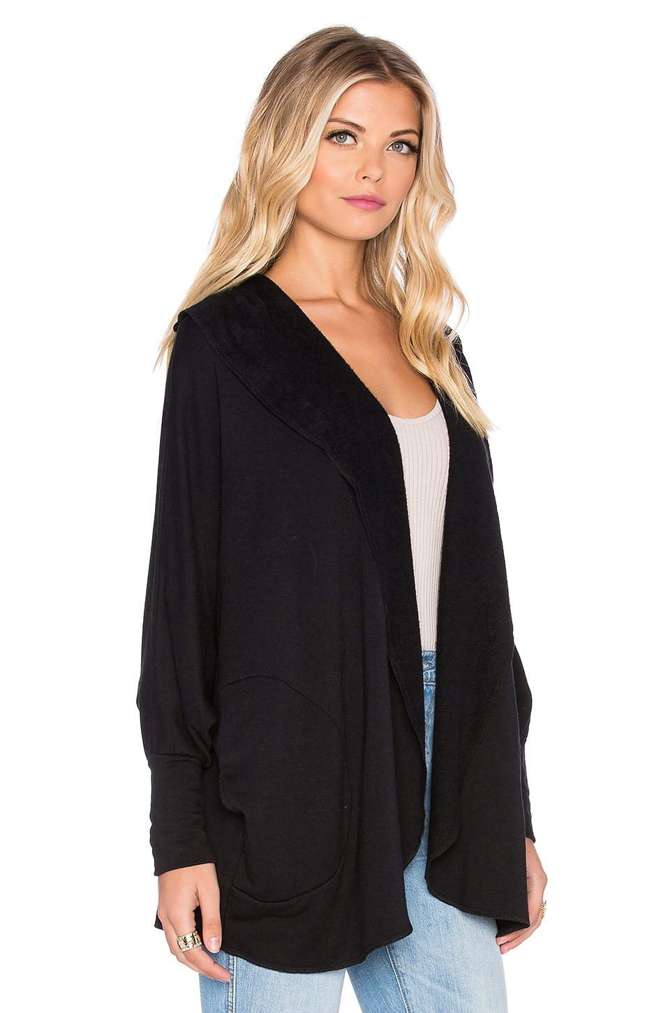 Lyst Beautiful People Supersoft Fleece Cardigan In Black My XXX Hot Girl