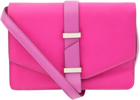 Victoria Beckham Mini Pink Leather Bag in Pink | Lyst
